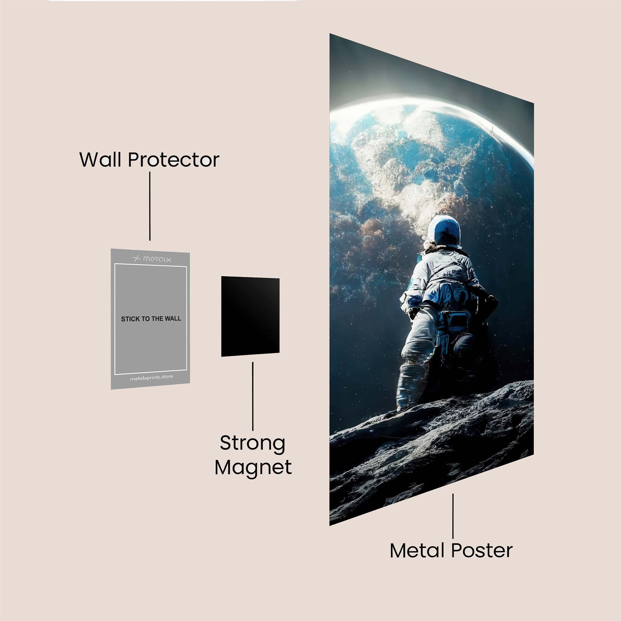 Earthbound Solitude Safe Wall Magnetic / M