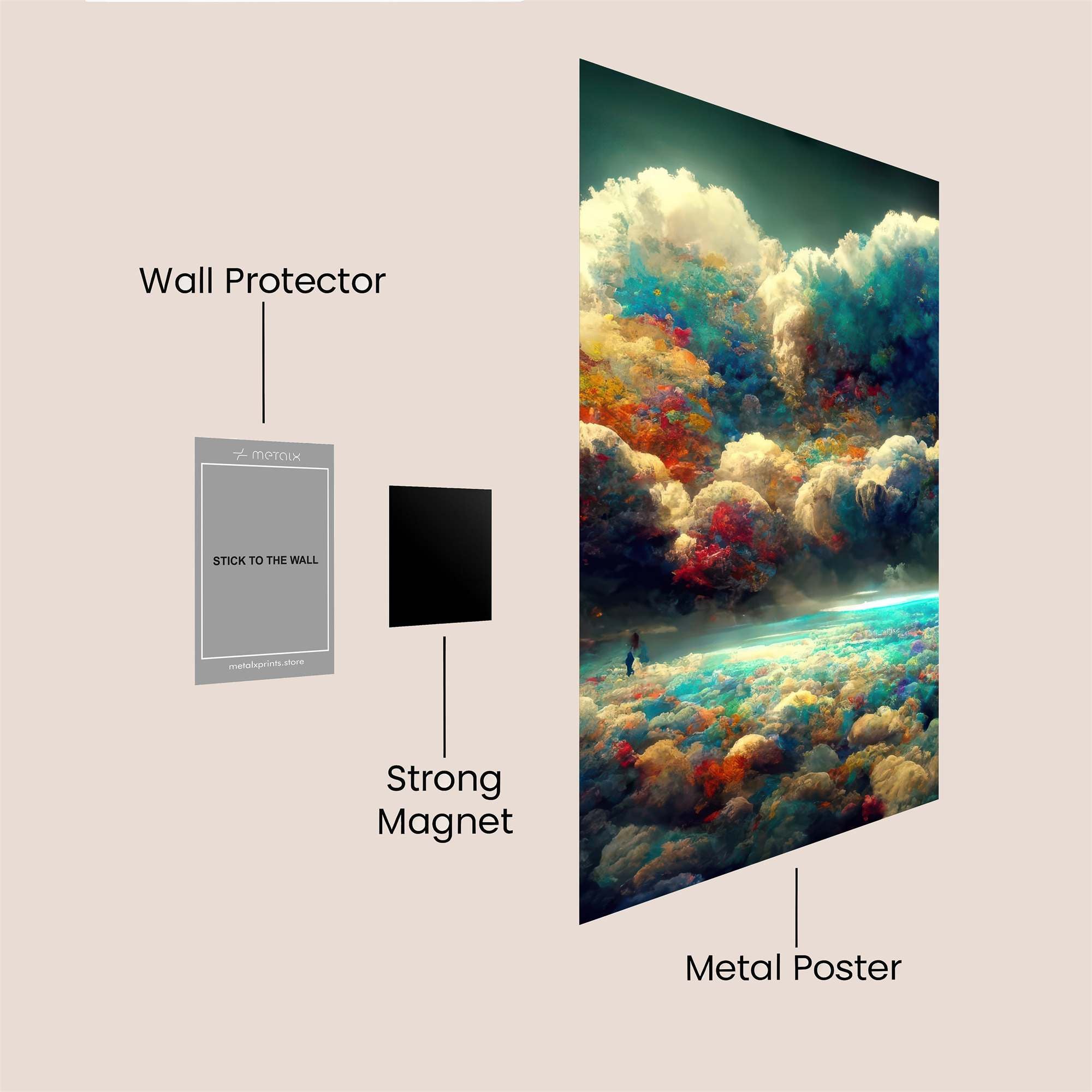 Sky Dreamscape Safe Wall Magnetic / M