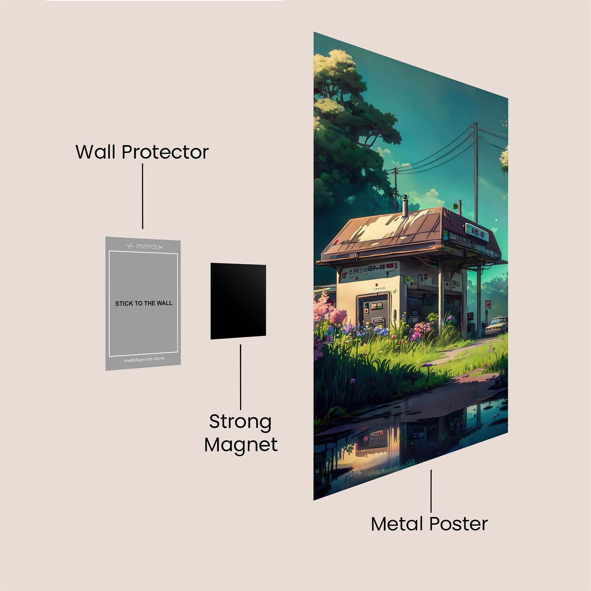 Station Serenity Safe Wall Magnetic / M