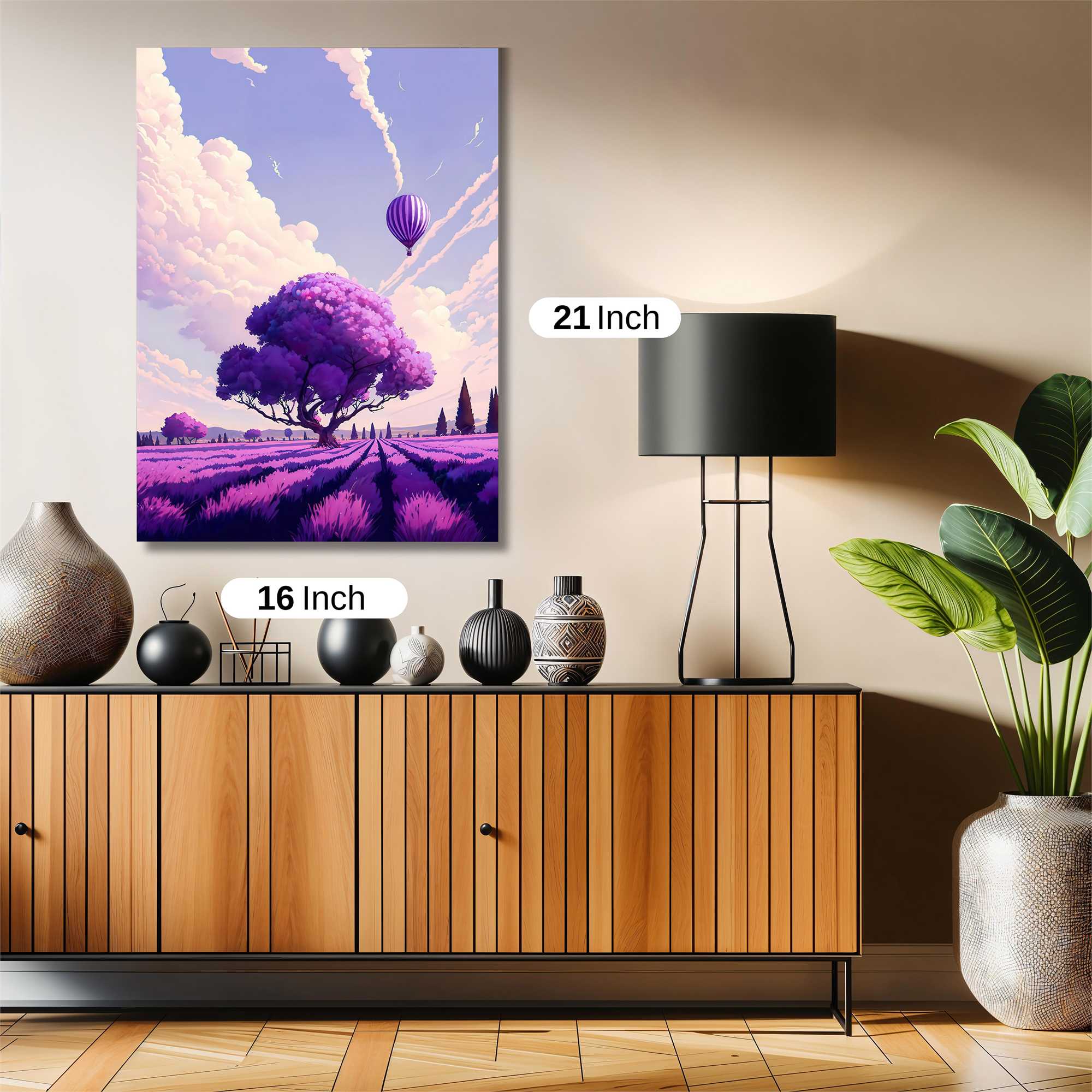 Lavender Serenity Safe Wall Magnetic / M