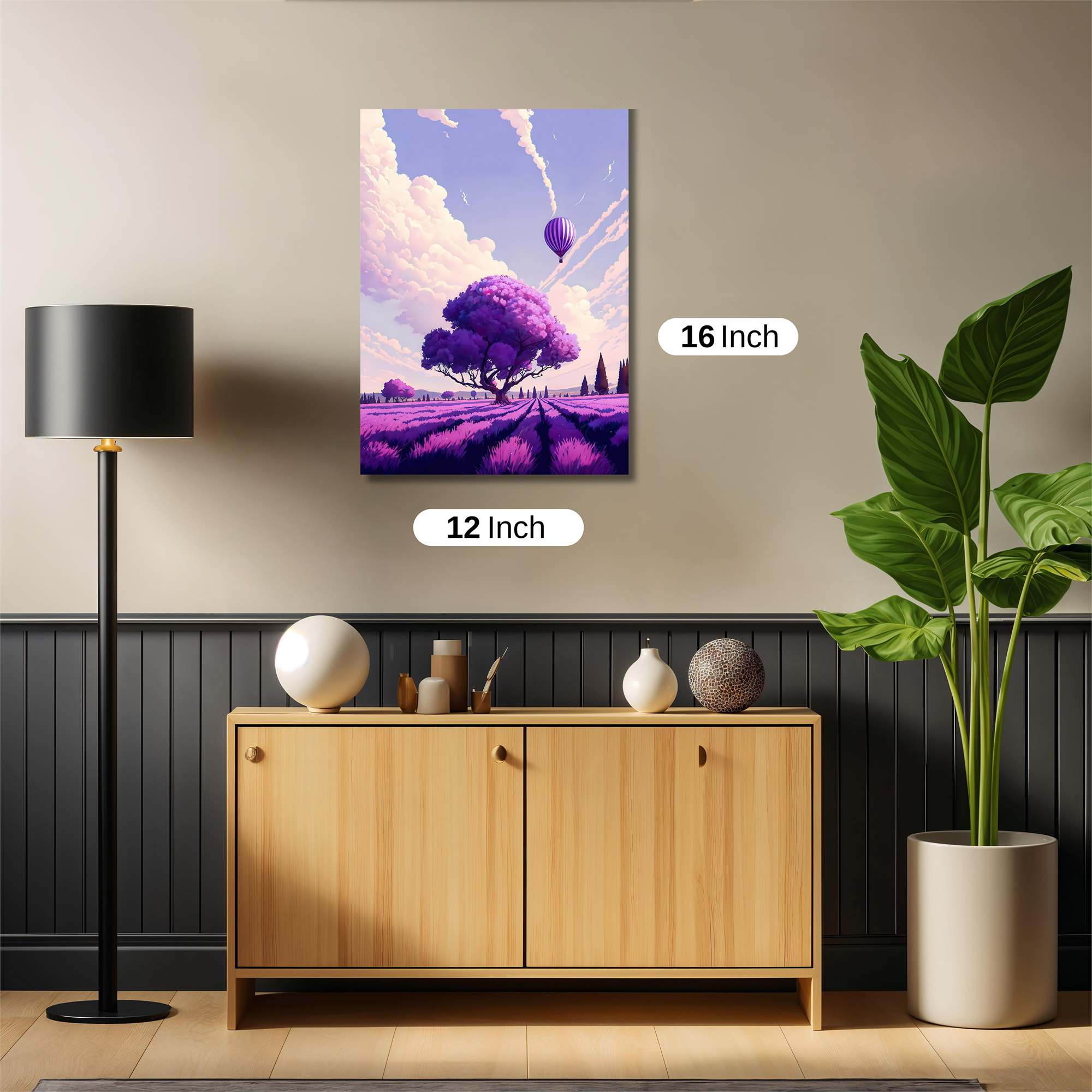 Lavender Serenity Safe Wall Magnetic / M