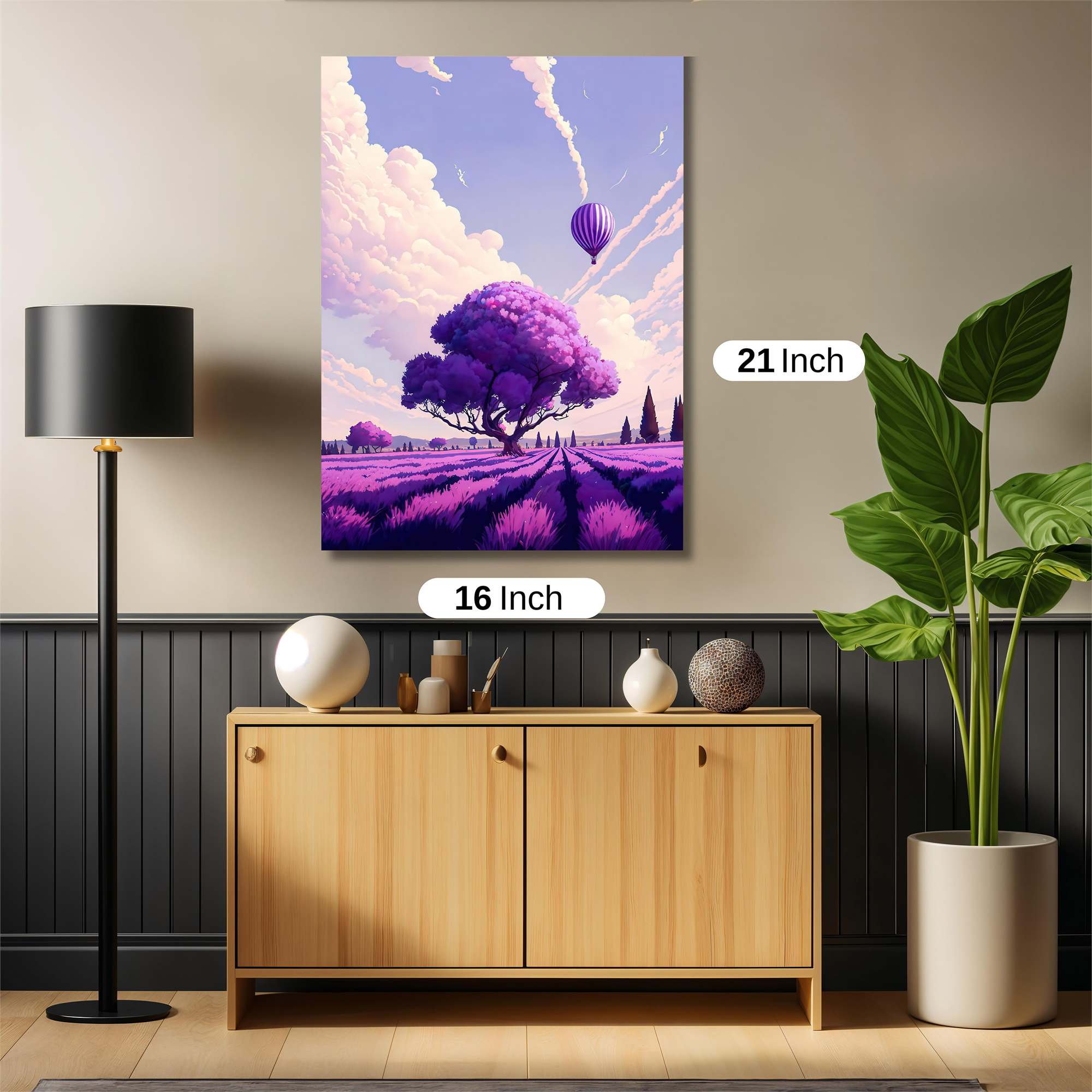 Lavender Serenity Safe Wall Magnetic / M
