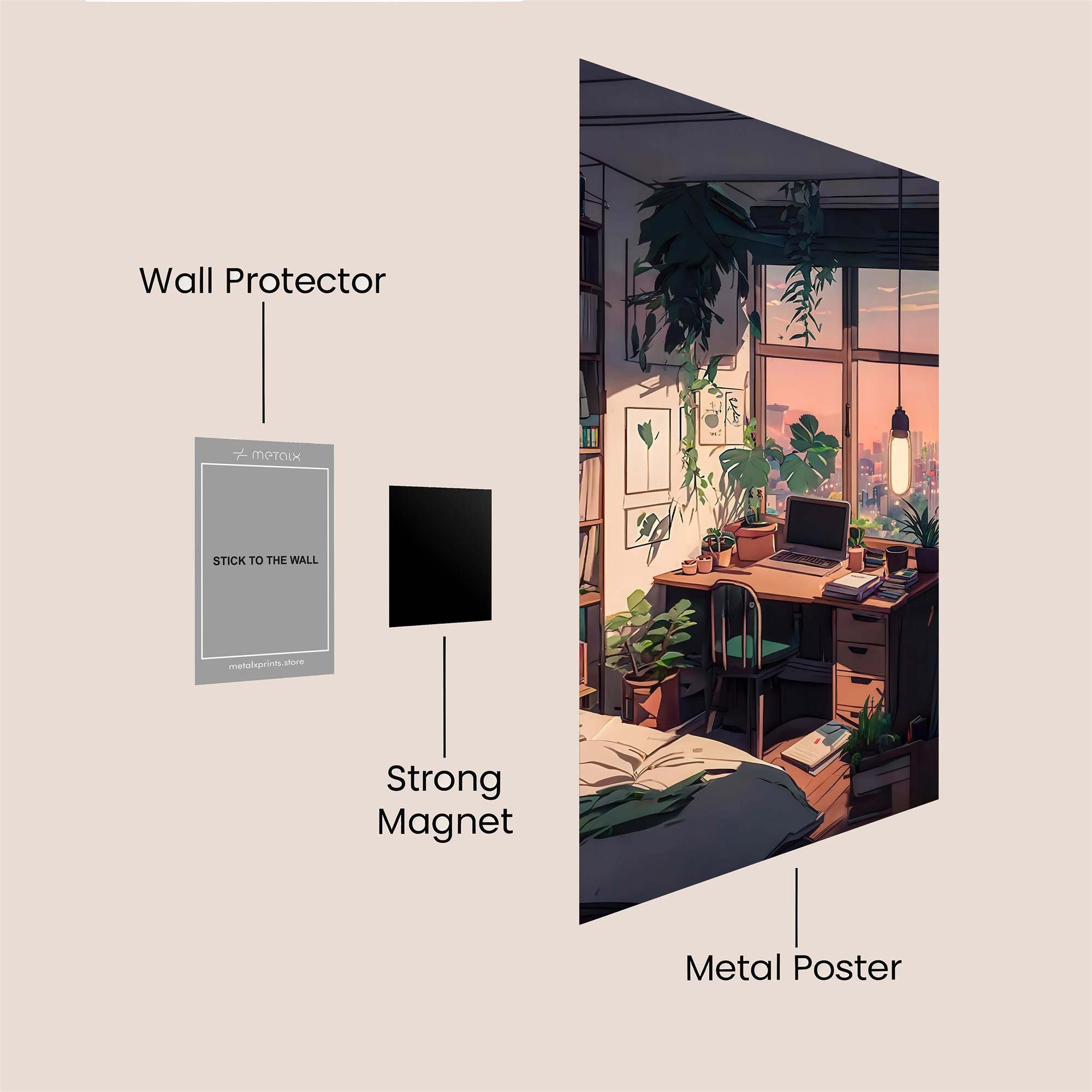 Cozy Haven Safe Wall Magnetic / M