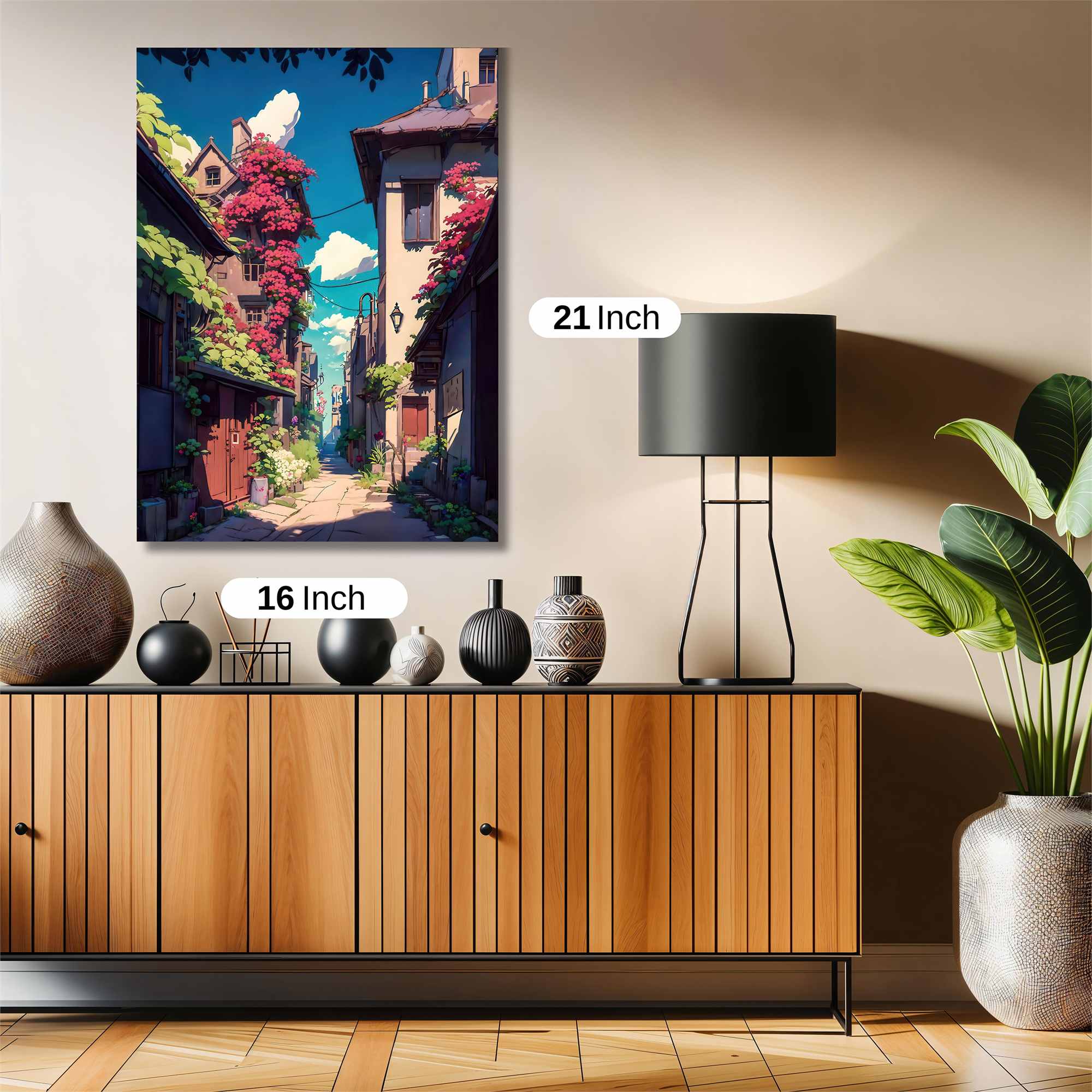 Floral Serenity Safe Wall Magnetic / M