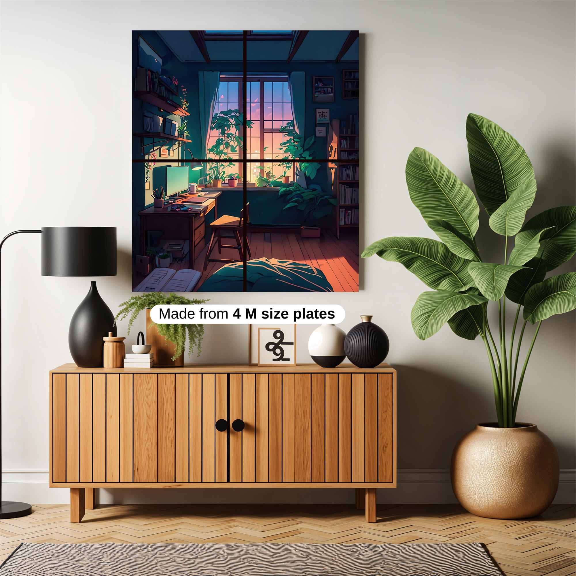Sunset Serenity Safe Wall Magnetic / M