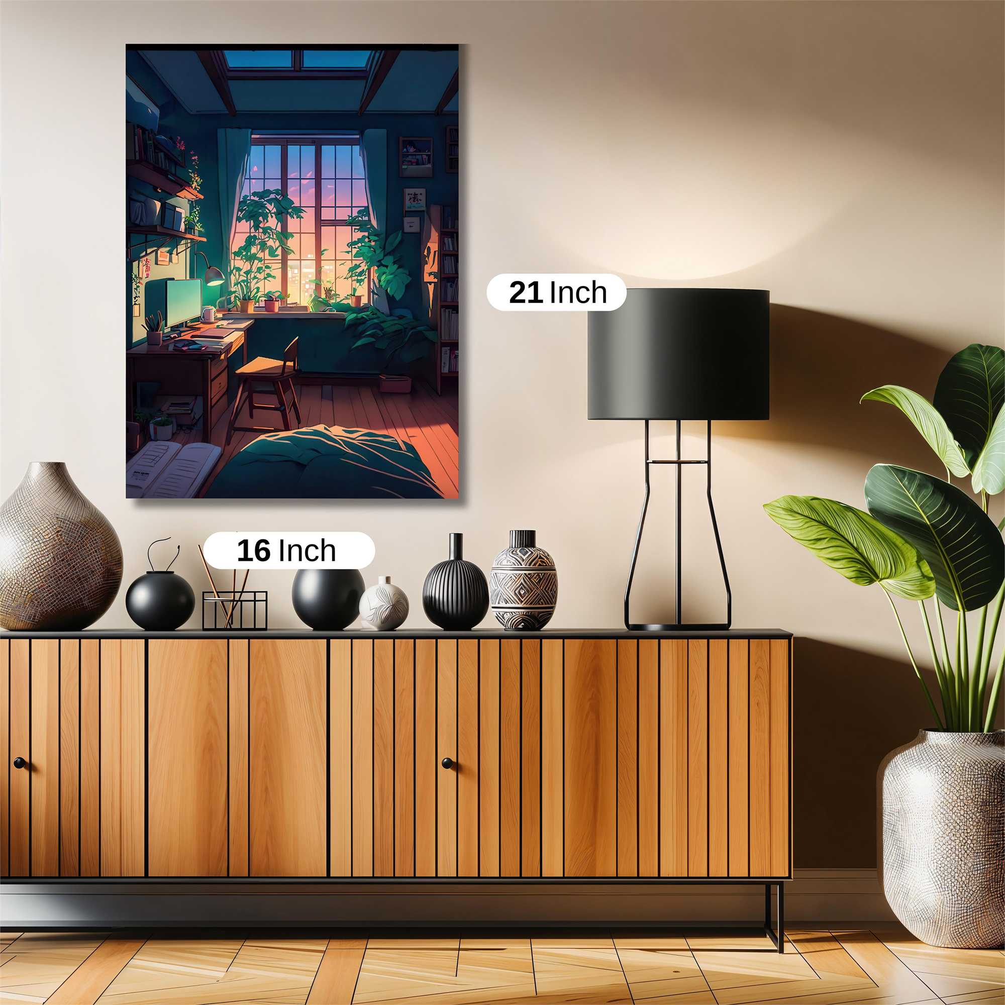 Sunset Serenity Safe Wall Magnetic / M