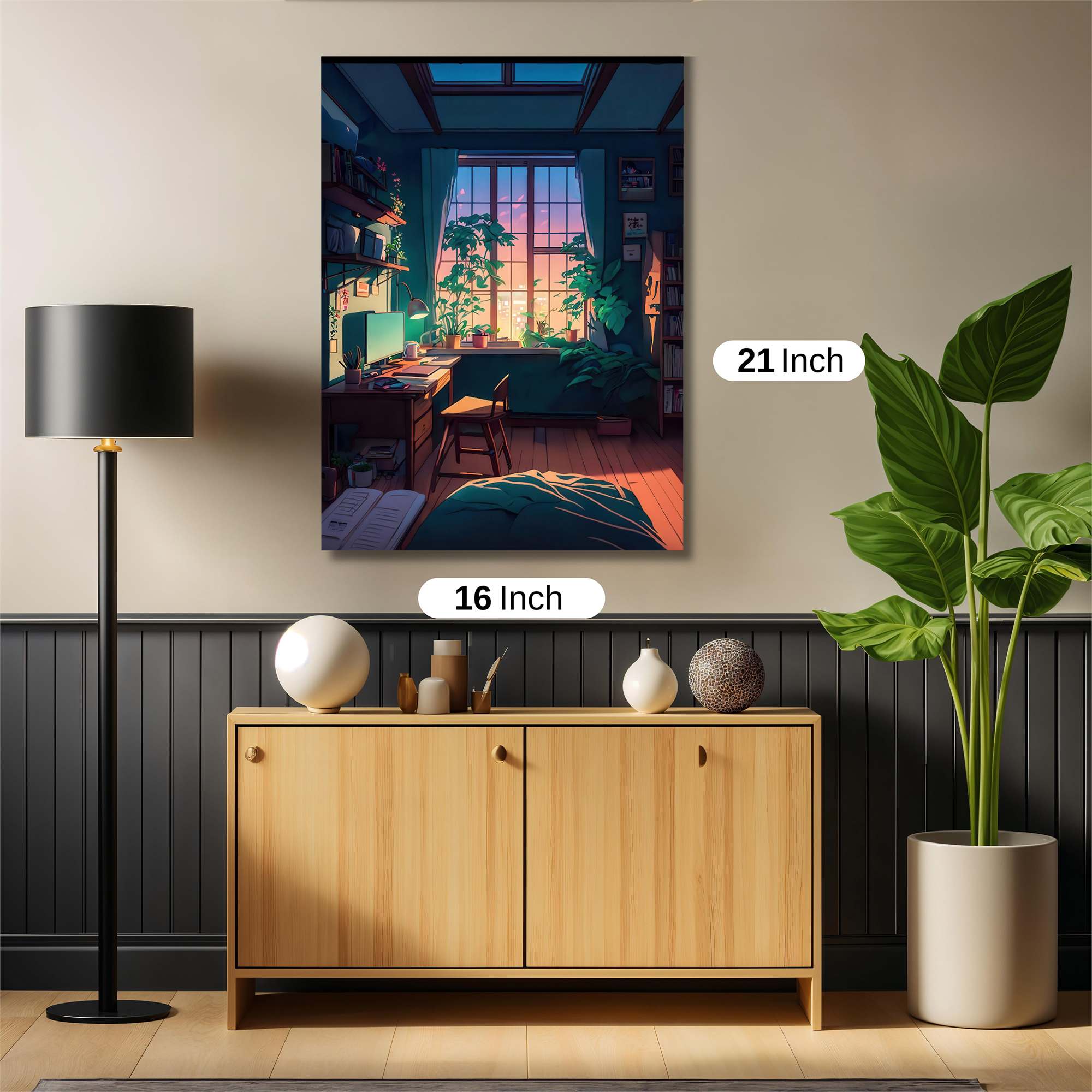 Sunset Serenity Safe Wall Magnetic / M