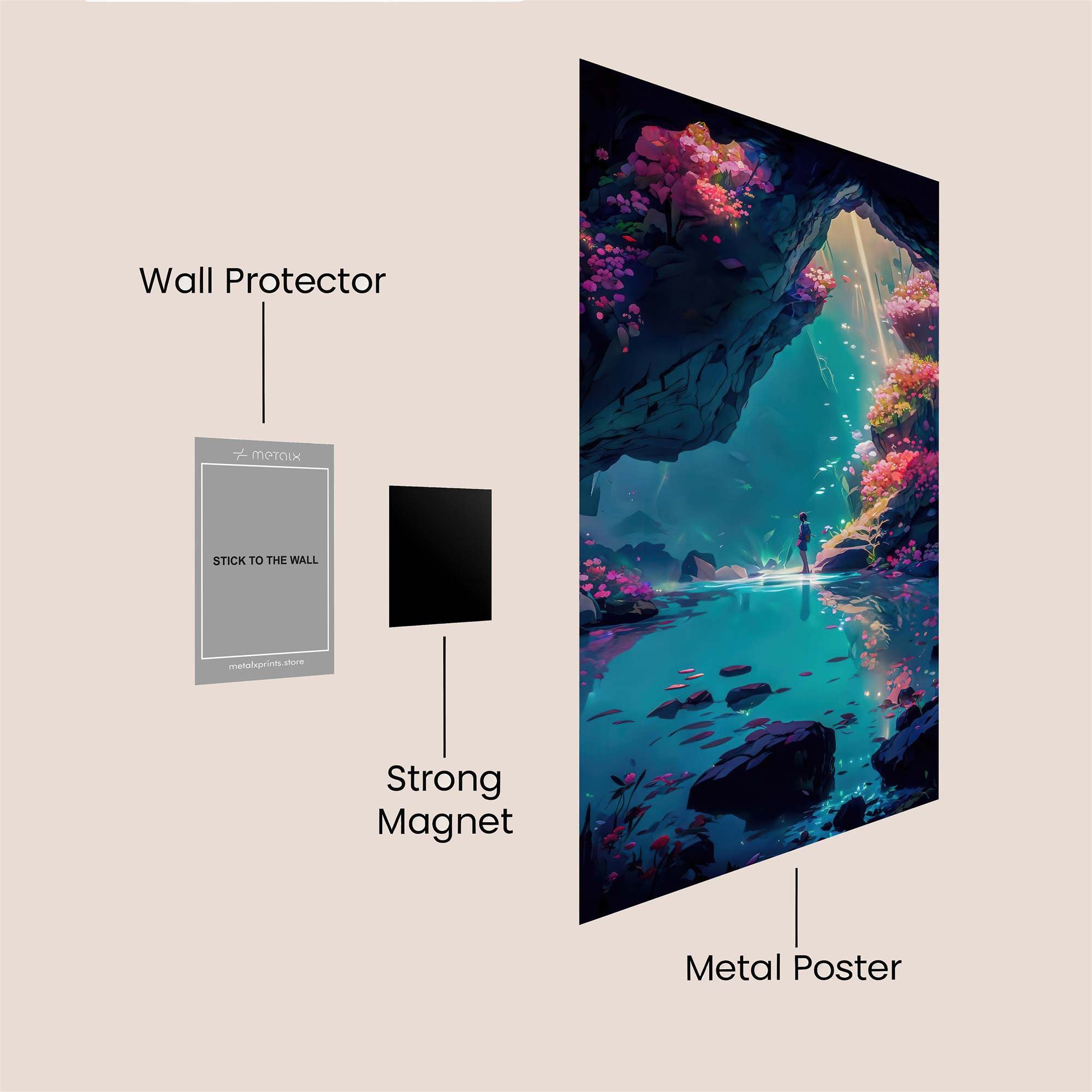 Cavern Bliss Safe Wall Magnetic / M