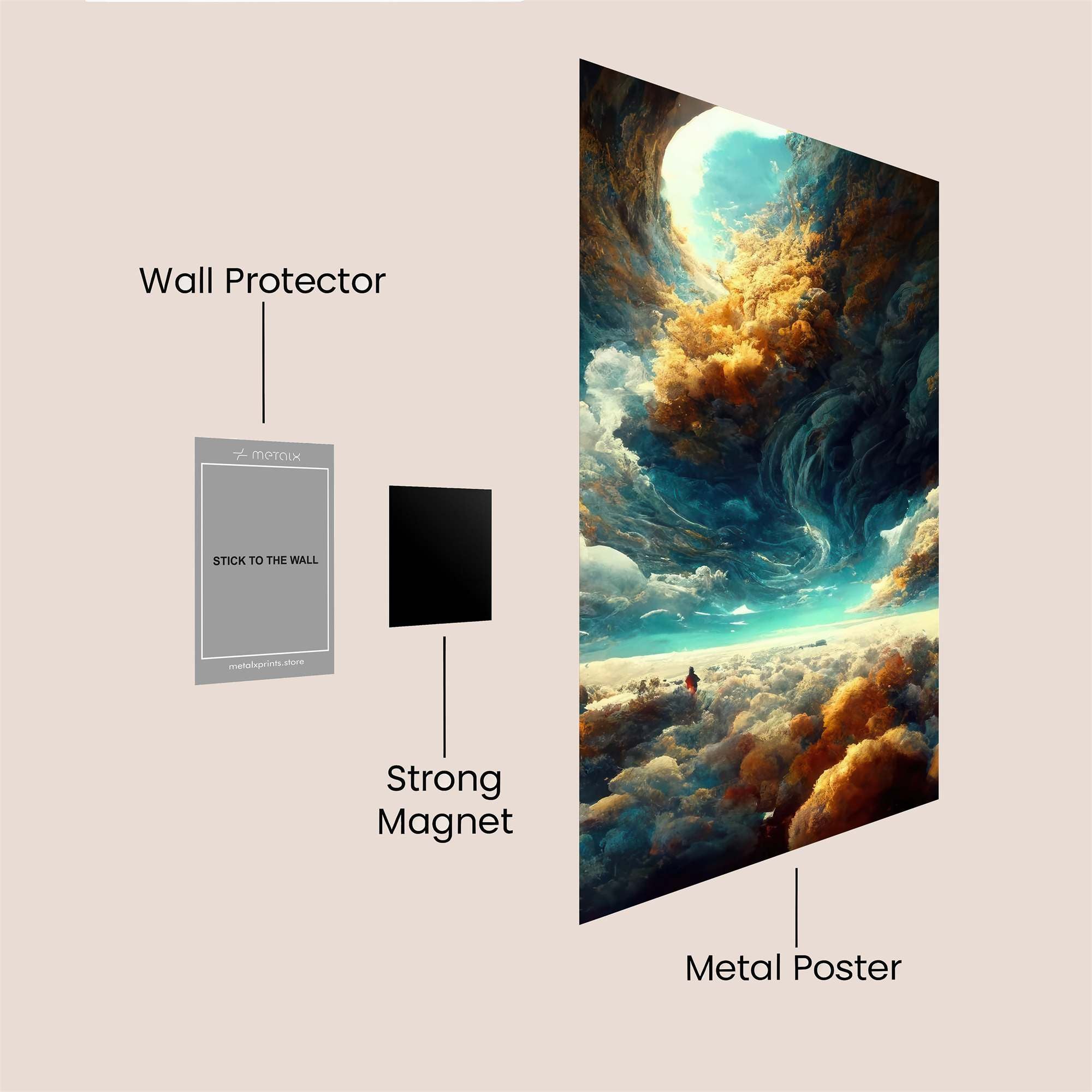 Sky Drama Safe Wall Magnetic / M