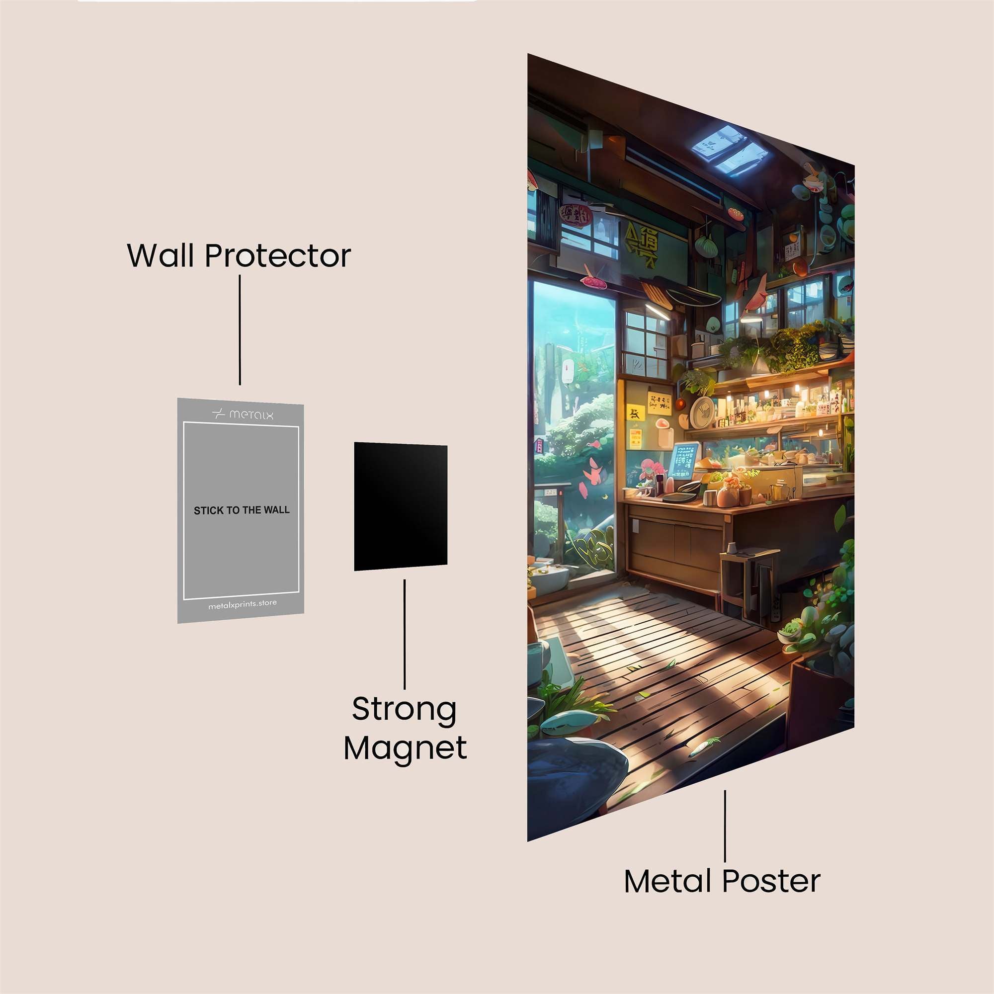 Botanical Bliss Safe Wall Magnetic / M