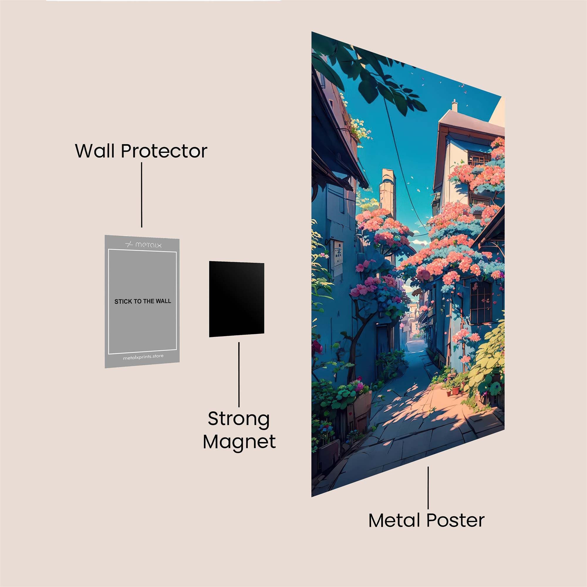 Alley Serenity Safe Wall Magnetic / M