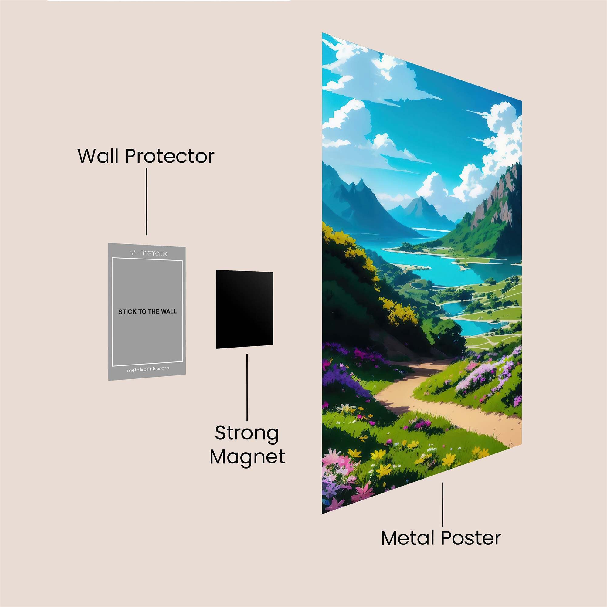 Mystic Serenity Safe Wall Magnetic / M