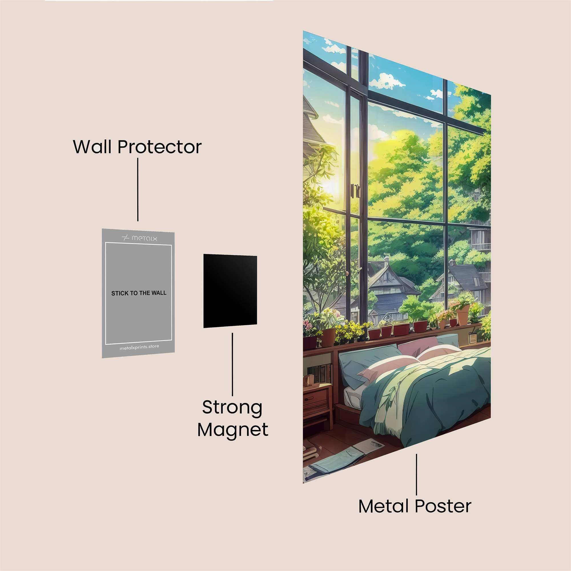 Morning Serenity Safe Wall Magnetic / M
