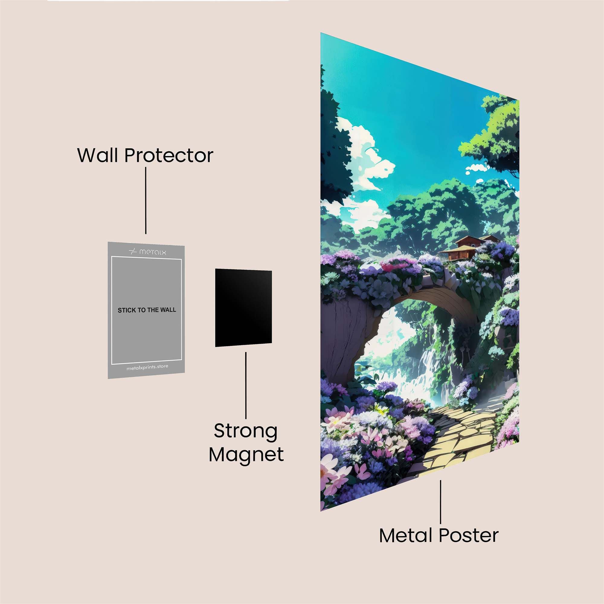 Forest Serenity Safe Wall Magnetic / M