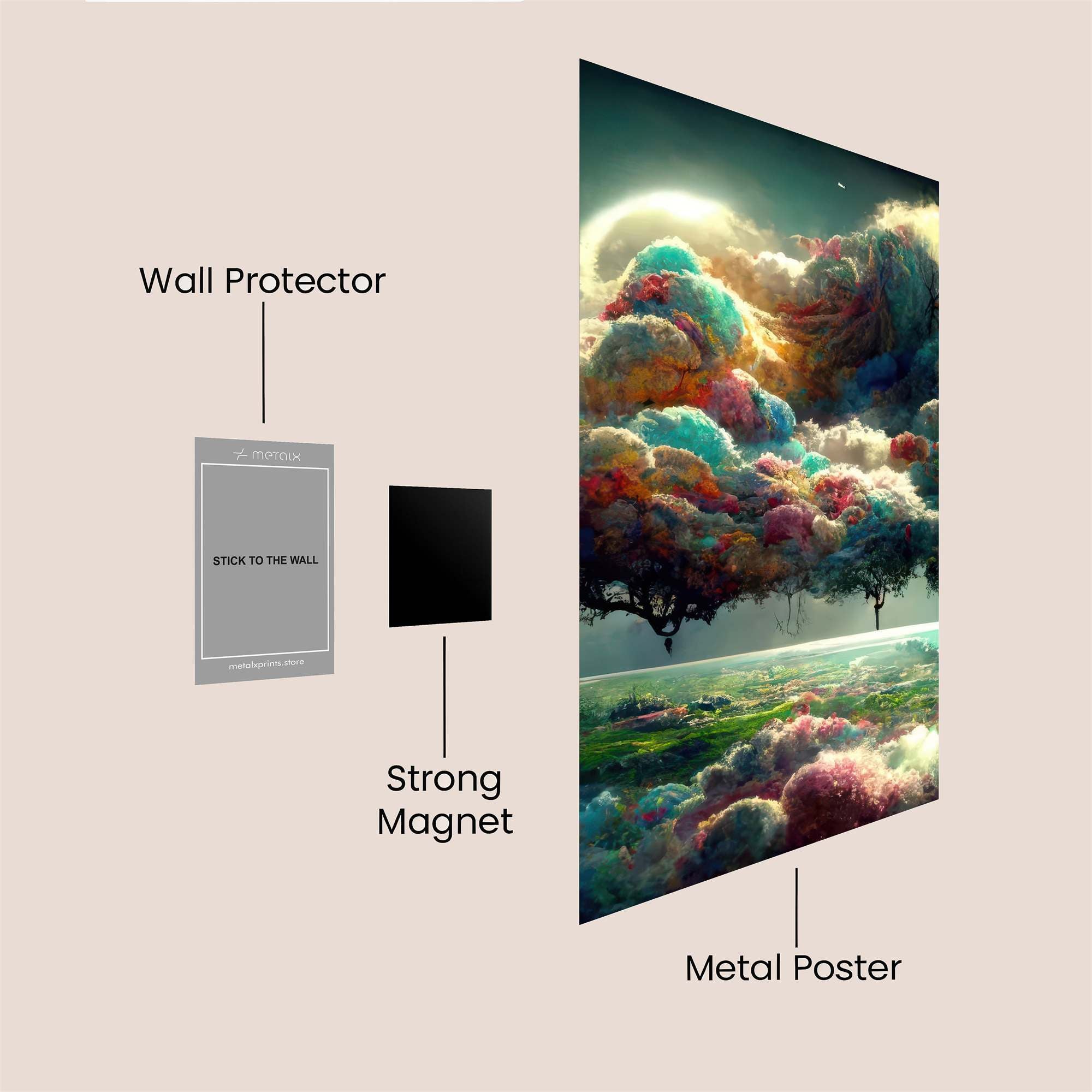 Dreamscape Serenity Safe Wall Magnetic / M