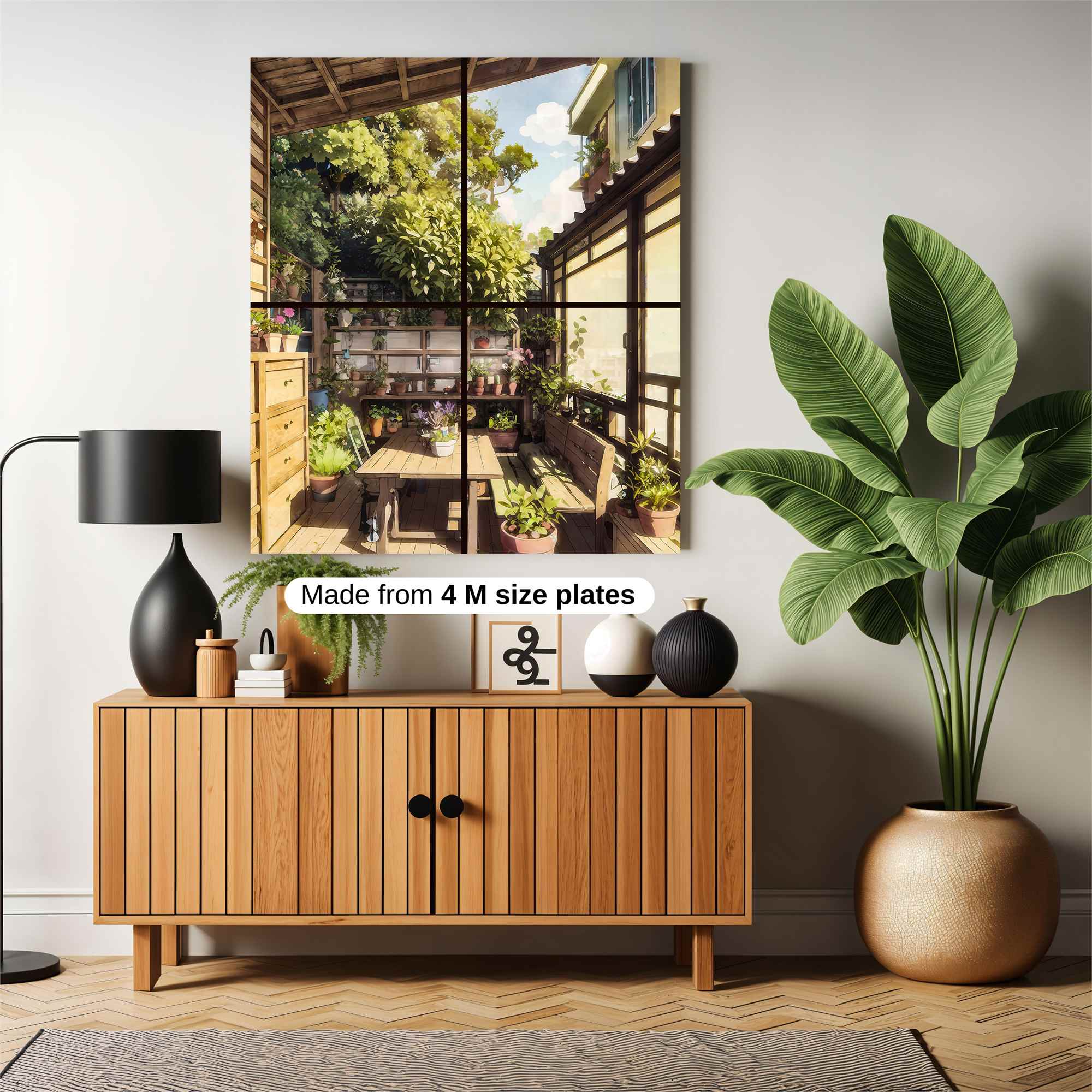 Garden Serenity Safe Wall Magnetic / M