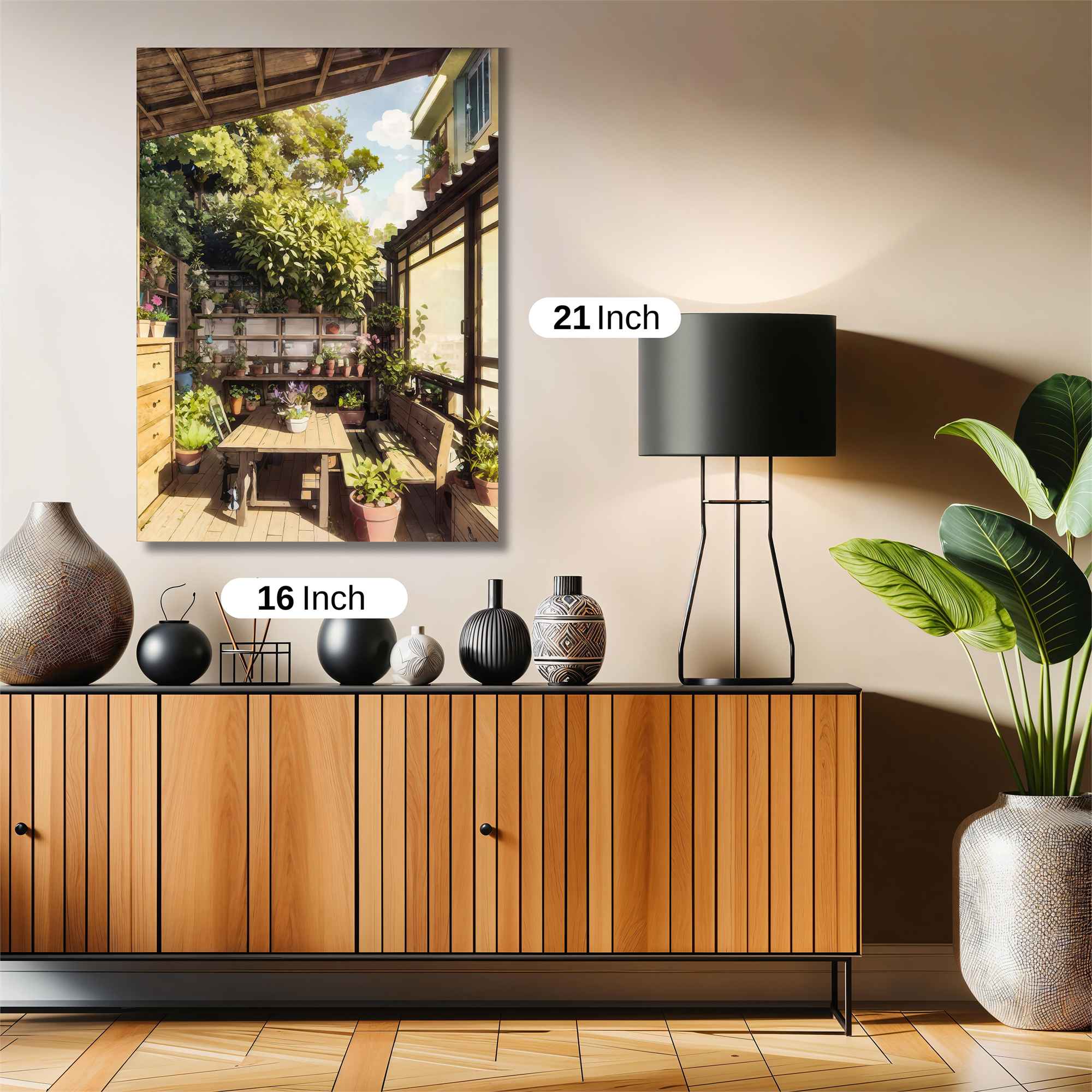 Garden Serenity Safe Wall Magnetic / M