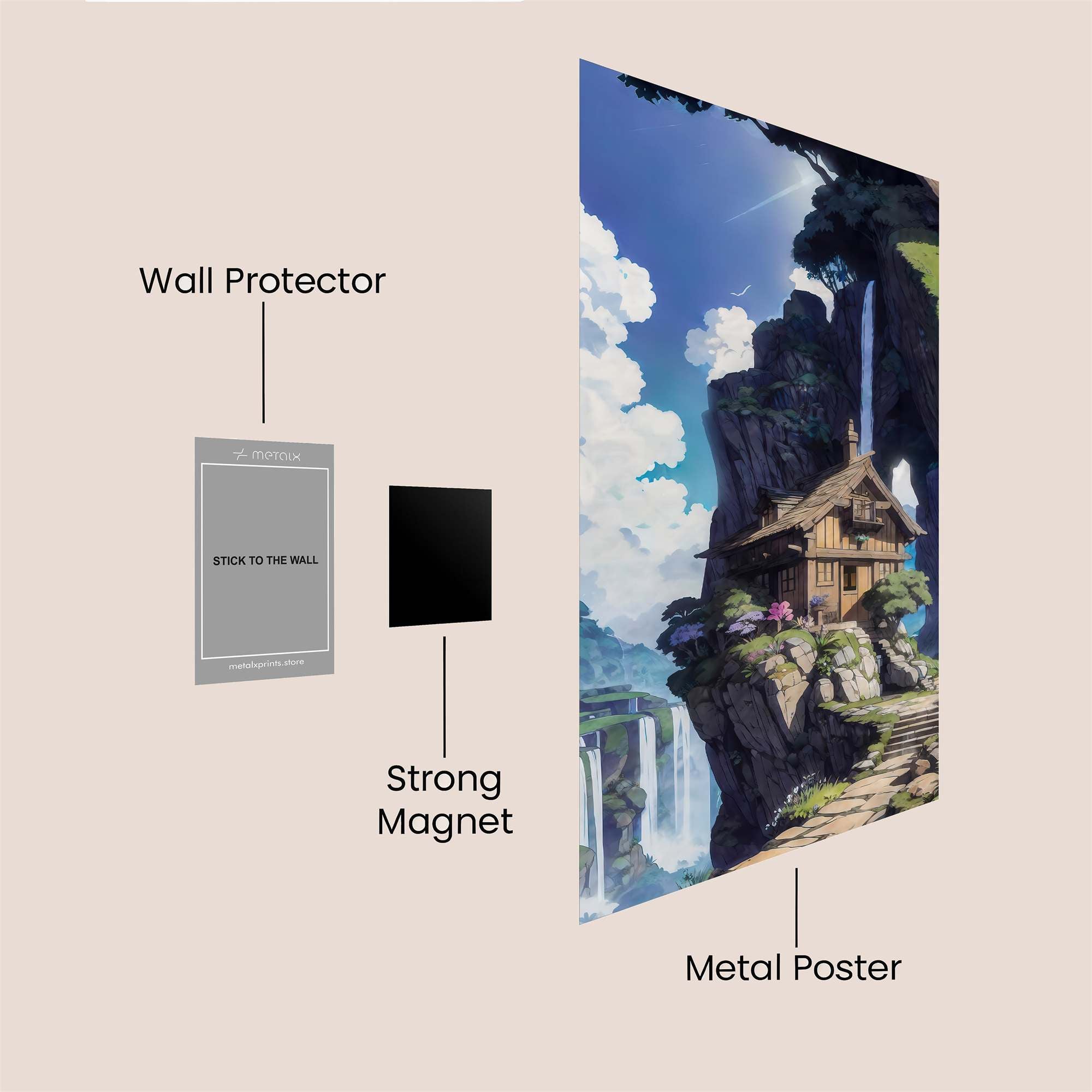 Cabin Serenity Safe Wall Magnetic / M