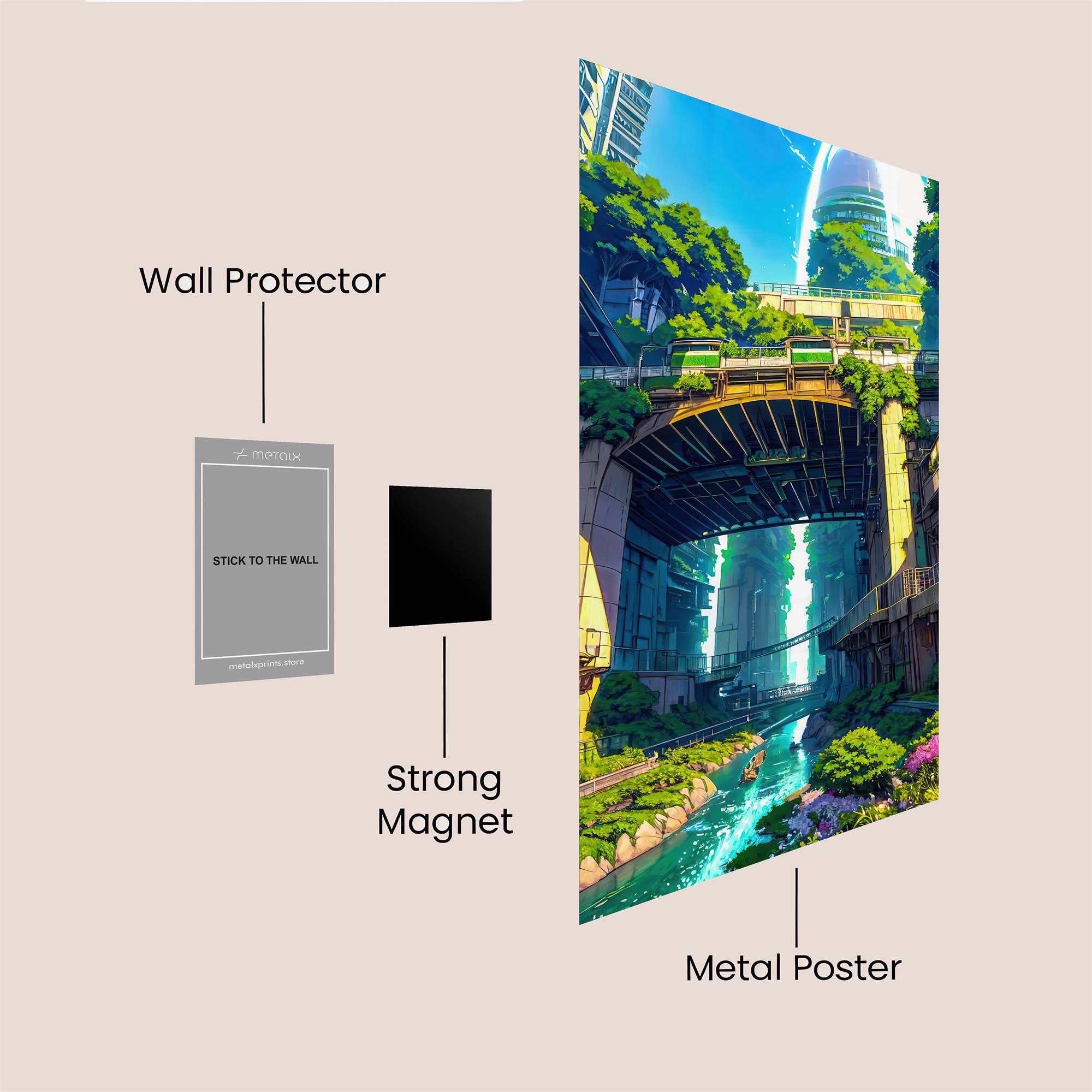 NeoNature Serenity Safe Wall Magnetic / M