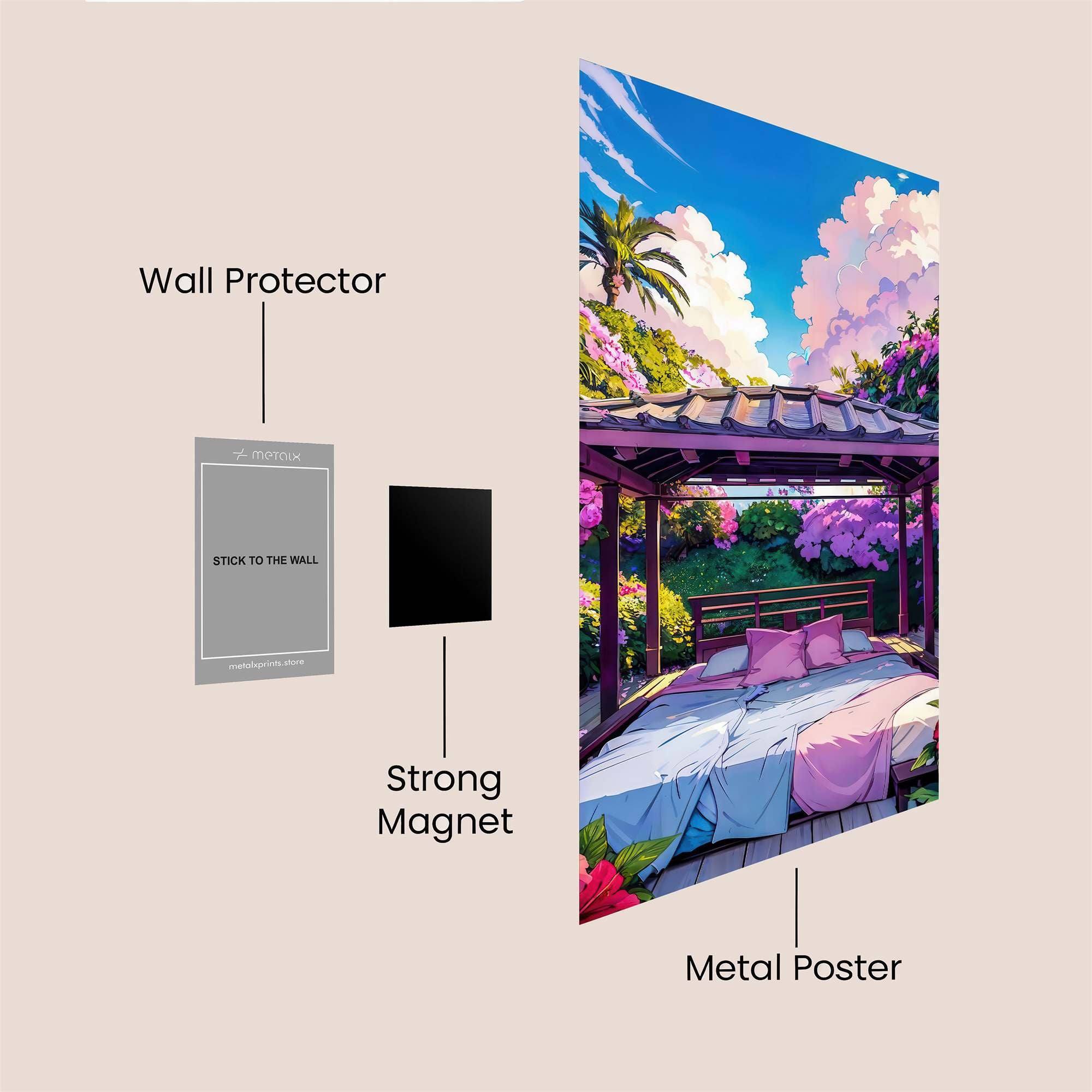 Paradise Bliss Safe Wall Magnetic / M