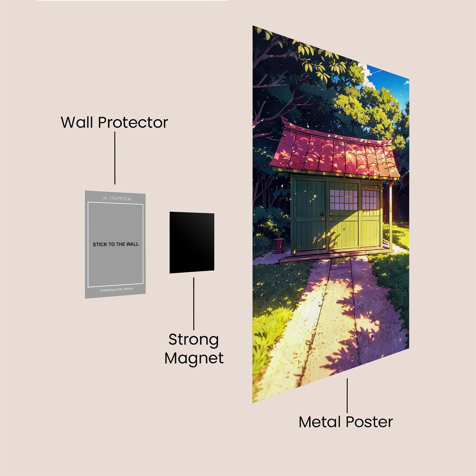 Serenity Hut Safe Wall Magnetic / M