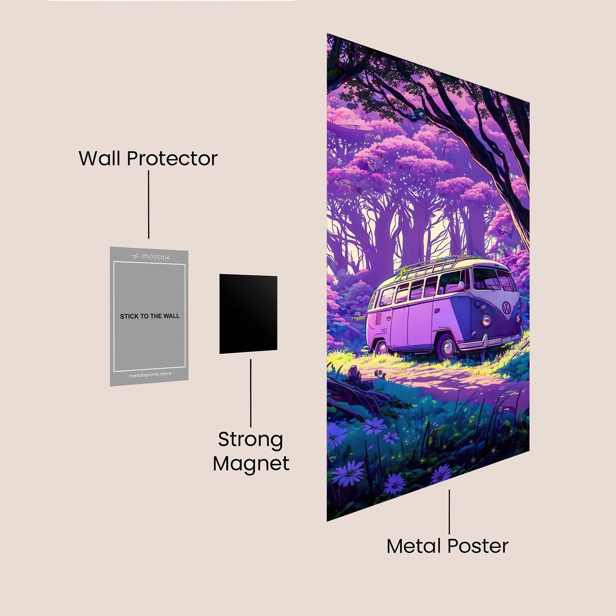 Volkswagen Dream Safe Wall Magnetic / M