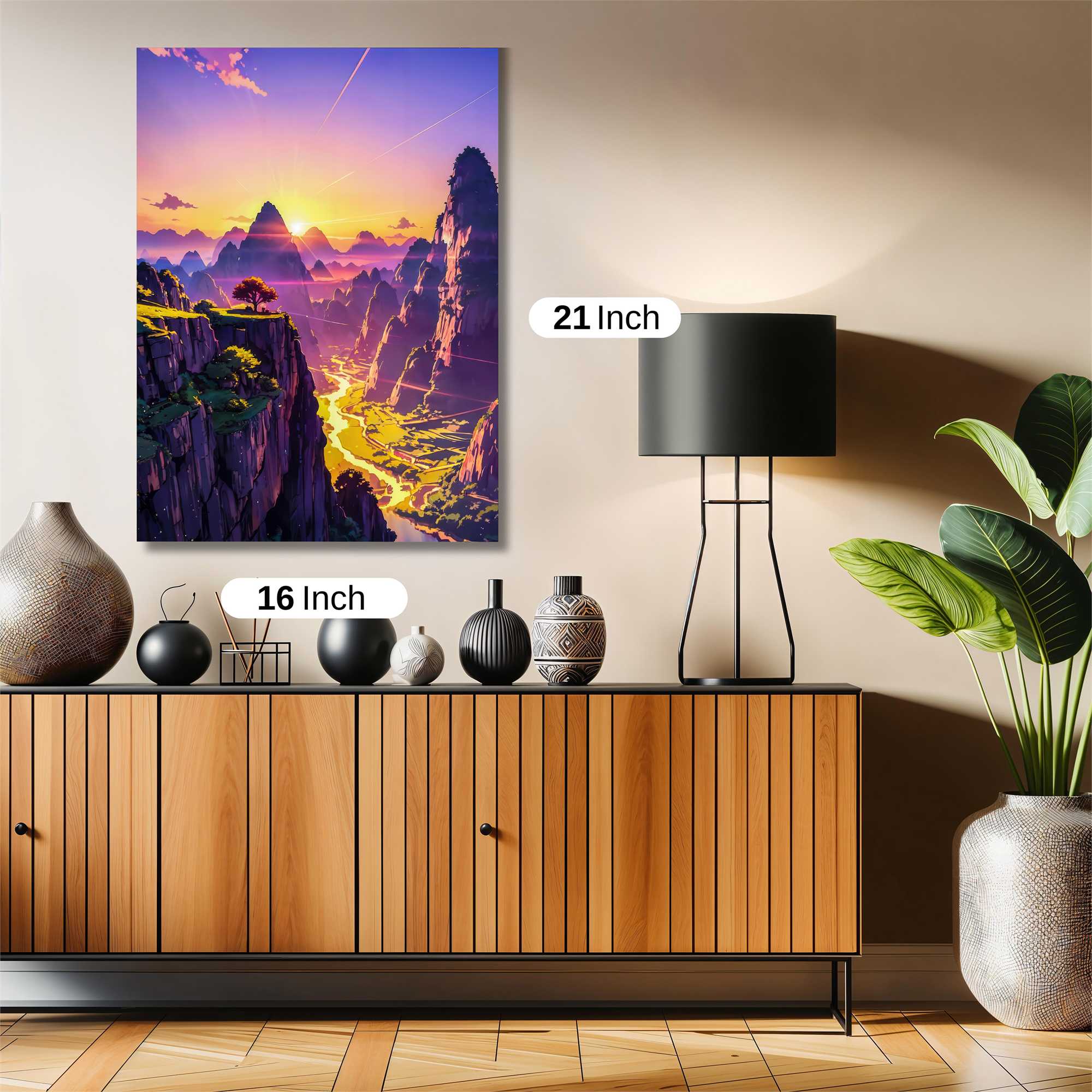 Sunset Serenity Safe Wall Magnetic / M