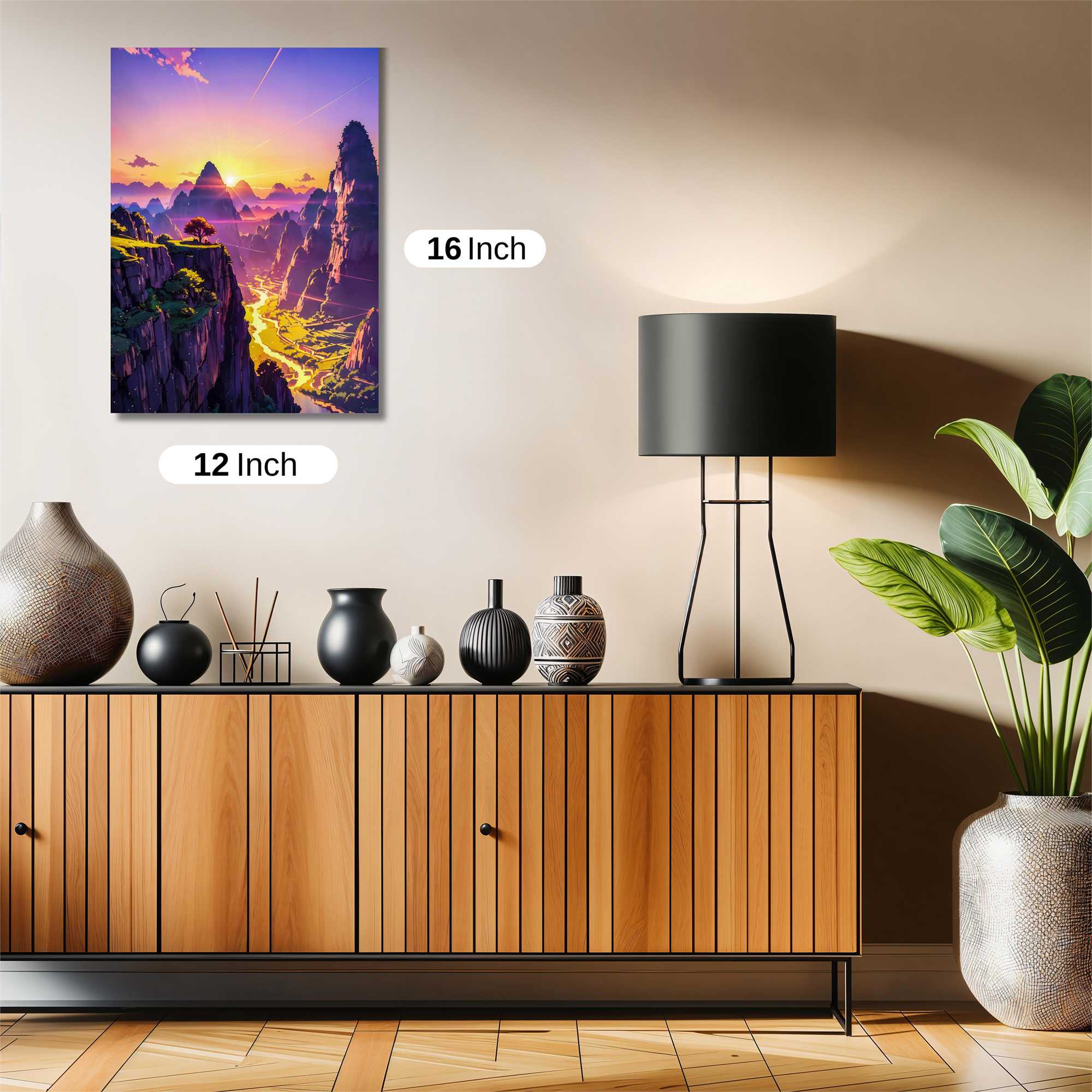 Sunset Serenity Safe Wall Magnetic / M