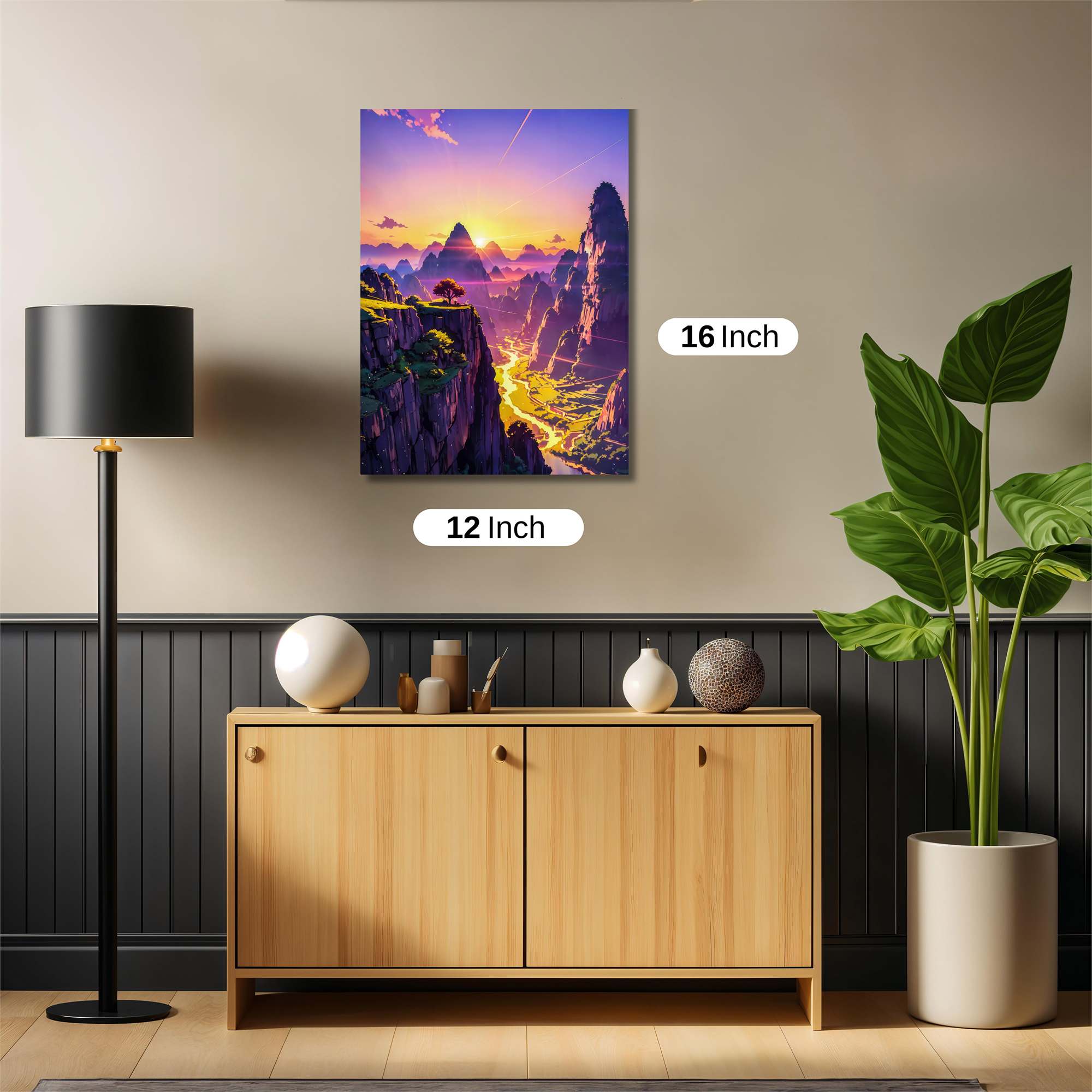 Sunset Serenity Safe Wall Magnetic / M