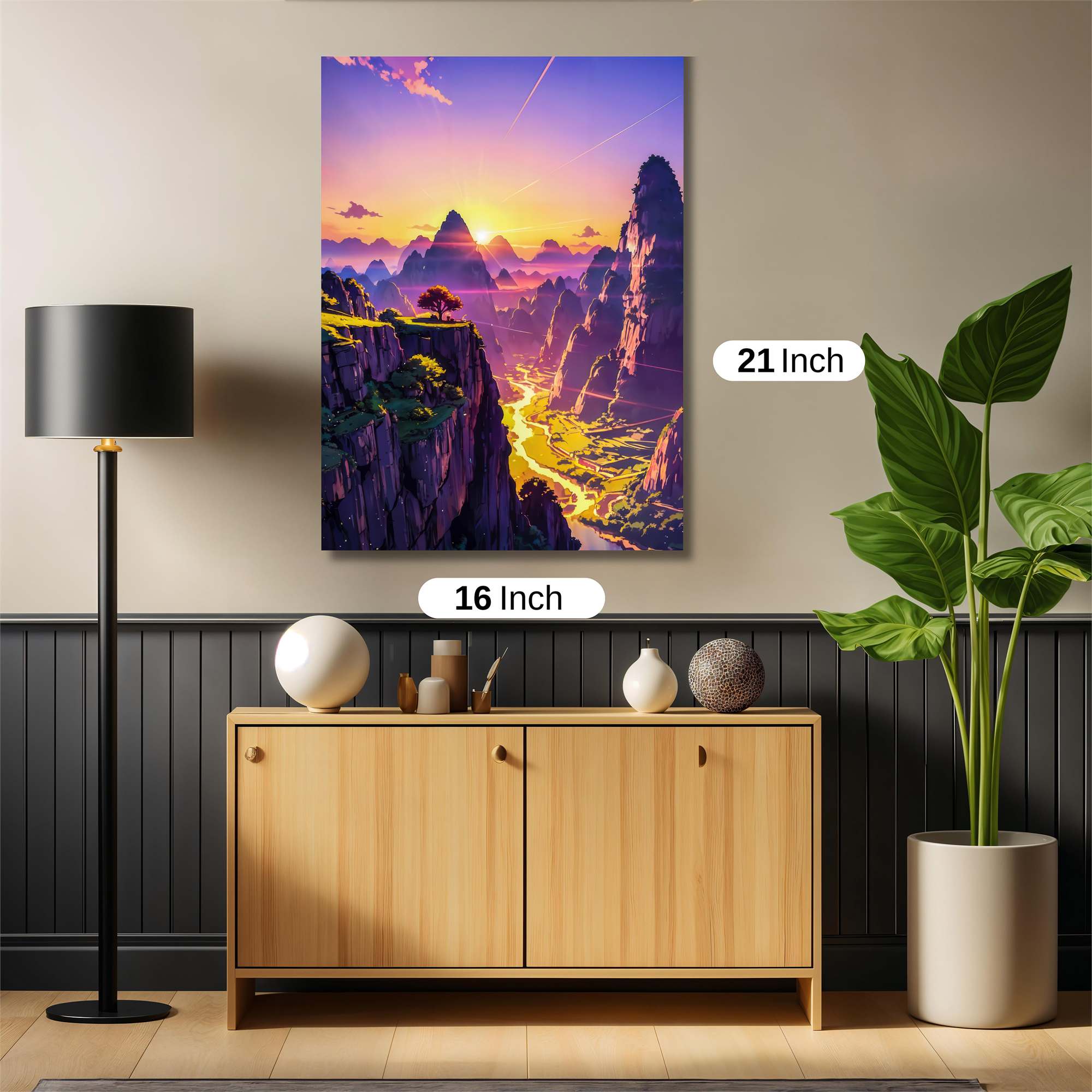 Sunset Serenity Safe Wall Magnetic / M