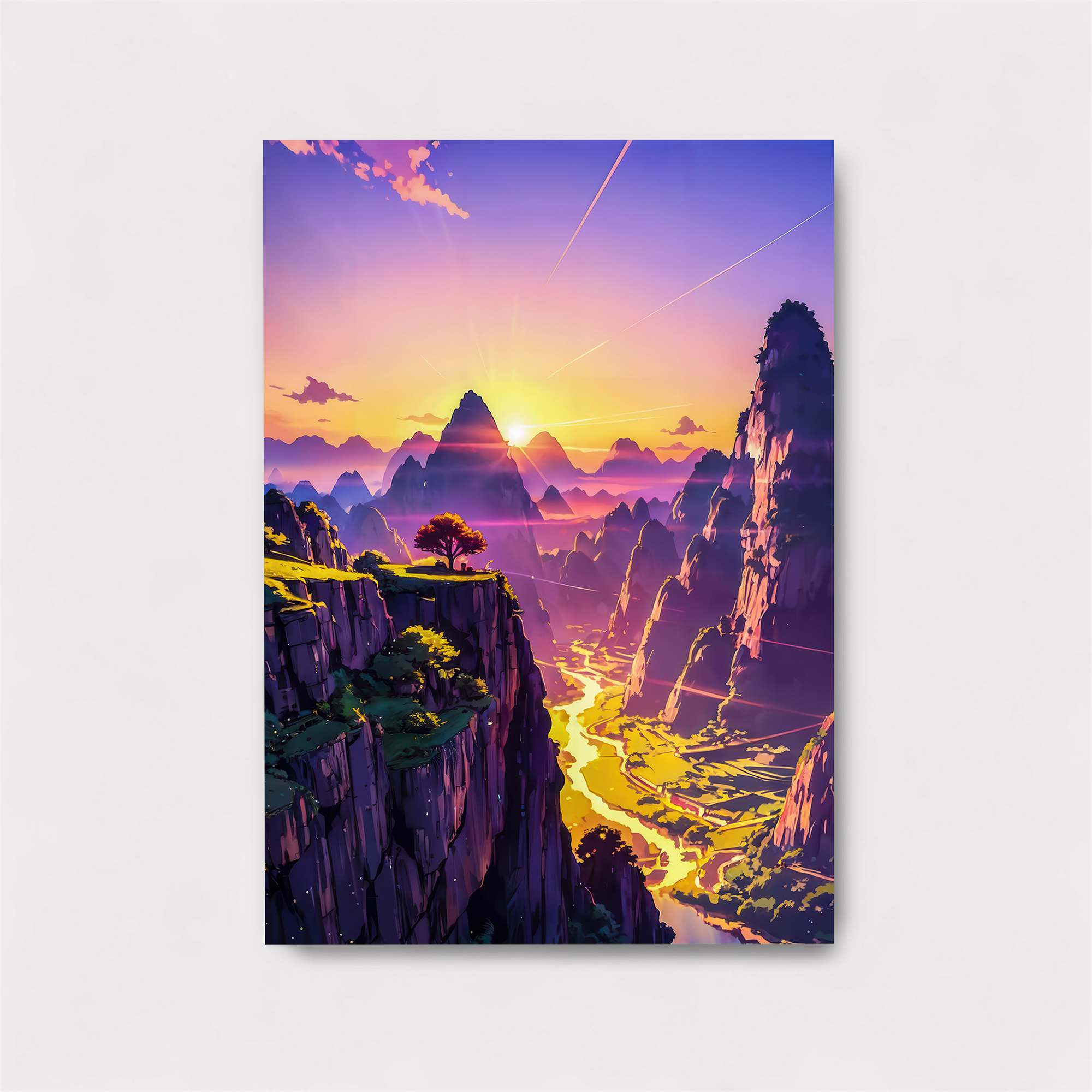 Sunset Serenity Safe Wall Magnetic / M