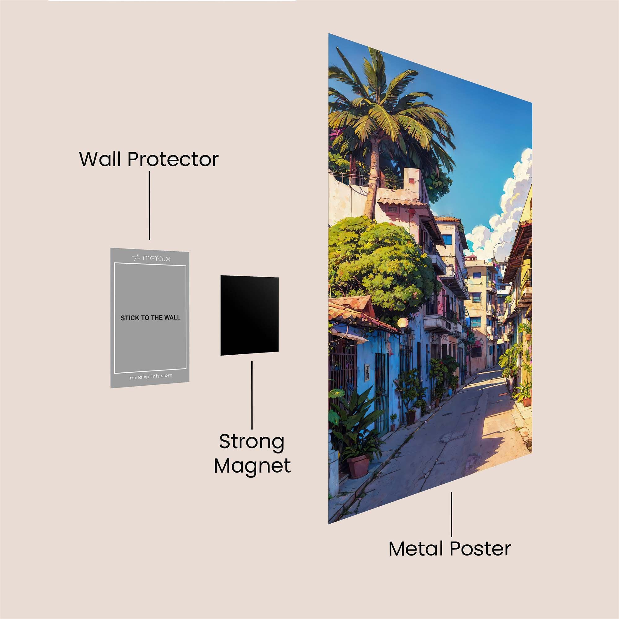 Cartagena Charm Safe Wall Magnetic / M