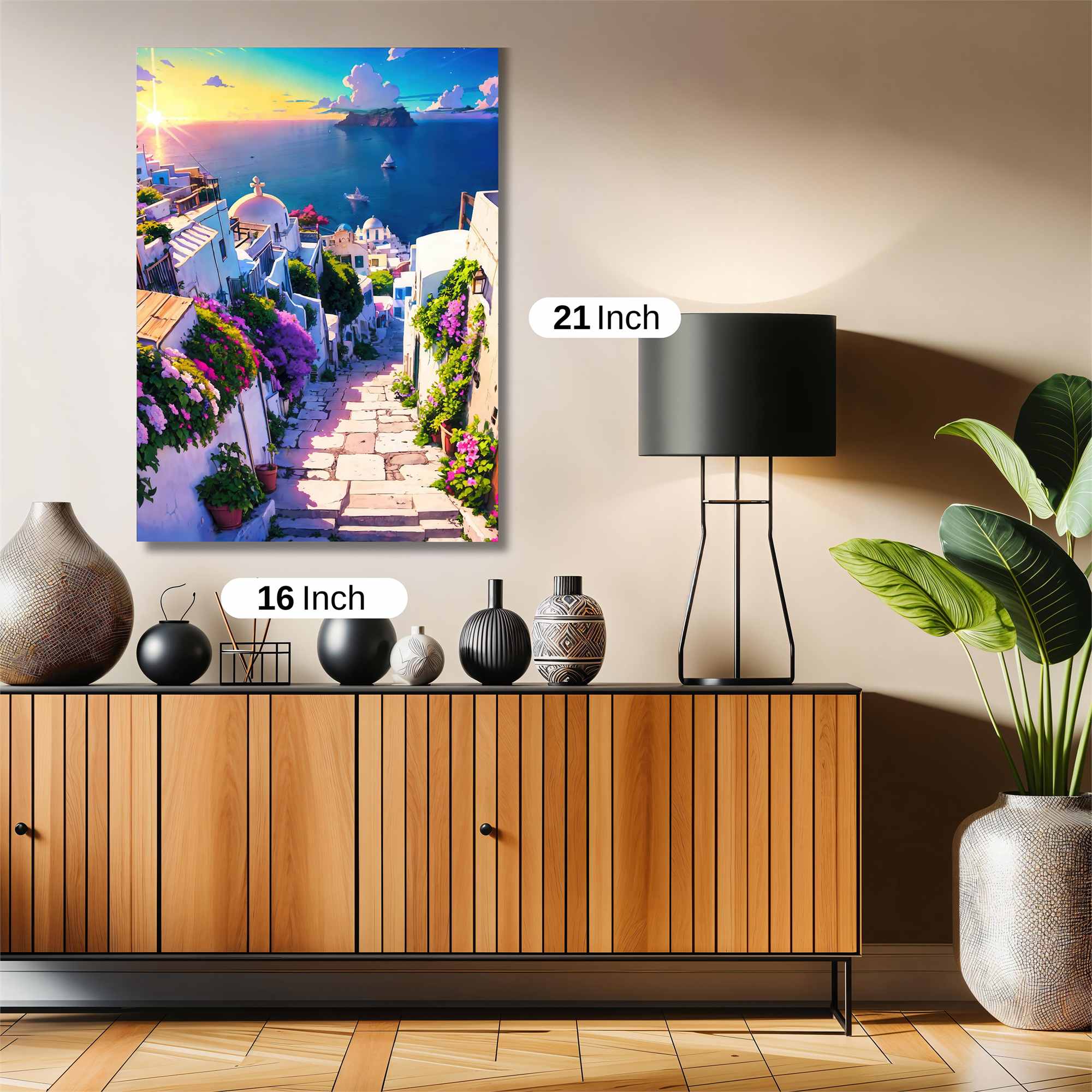 Santorini Serenity Safe Wall Magnetic / M