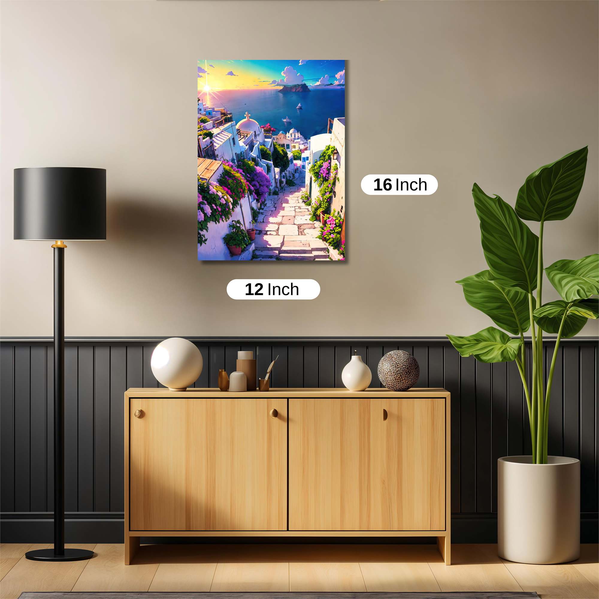 Santorini Serenity Safe Wall Magnetic / M