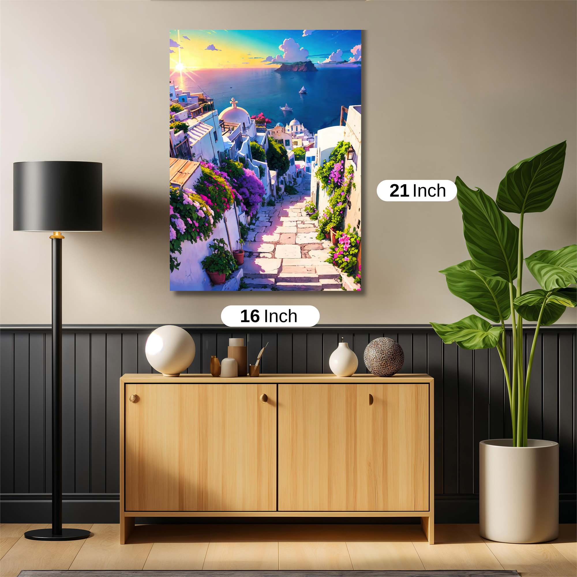 Santorini Serenity Safe Wall Magnetic / M