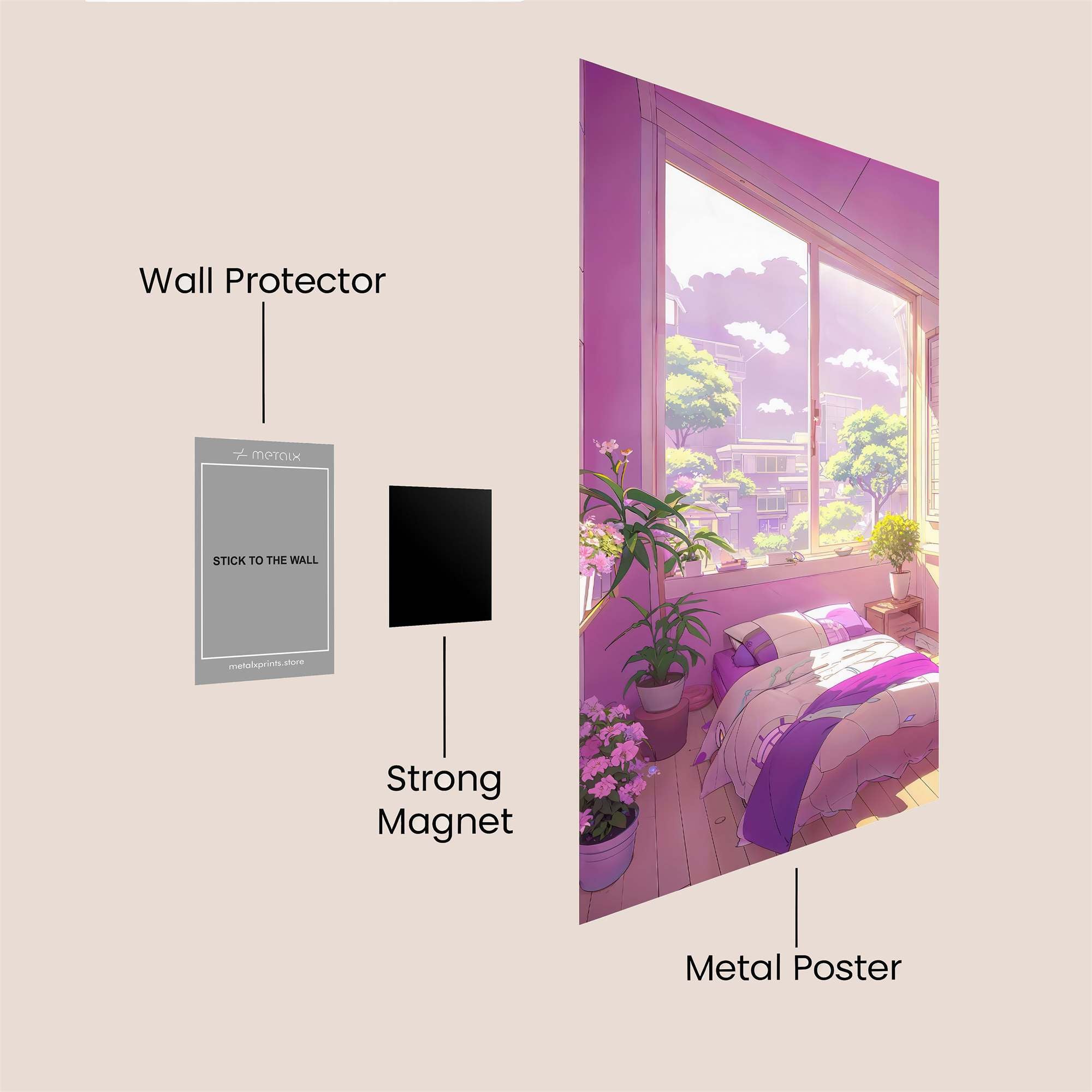 Morning Serenity Safe Wall Magnetic / M