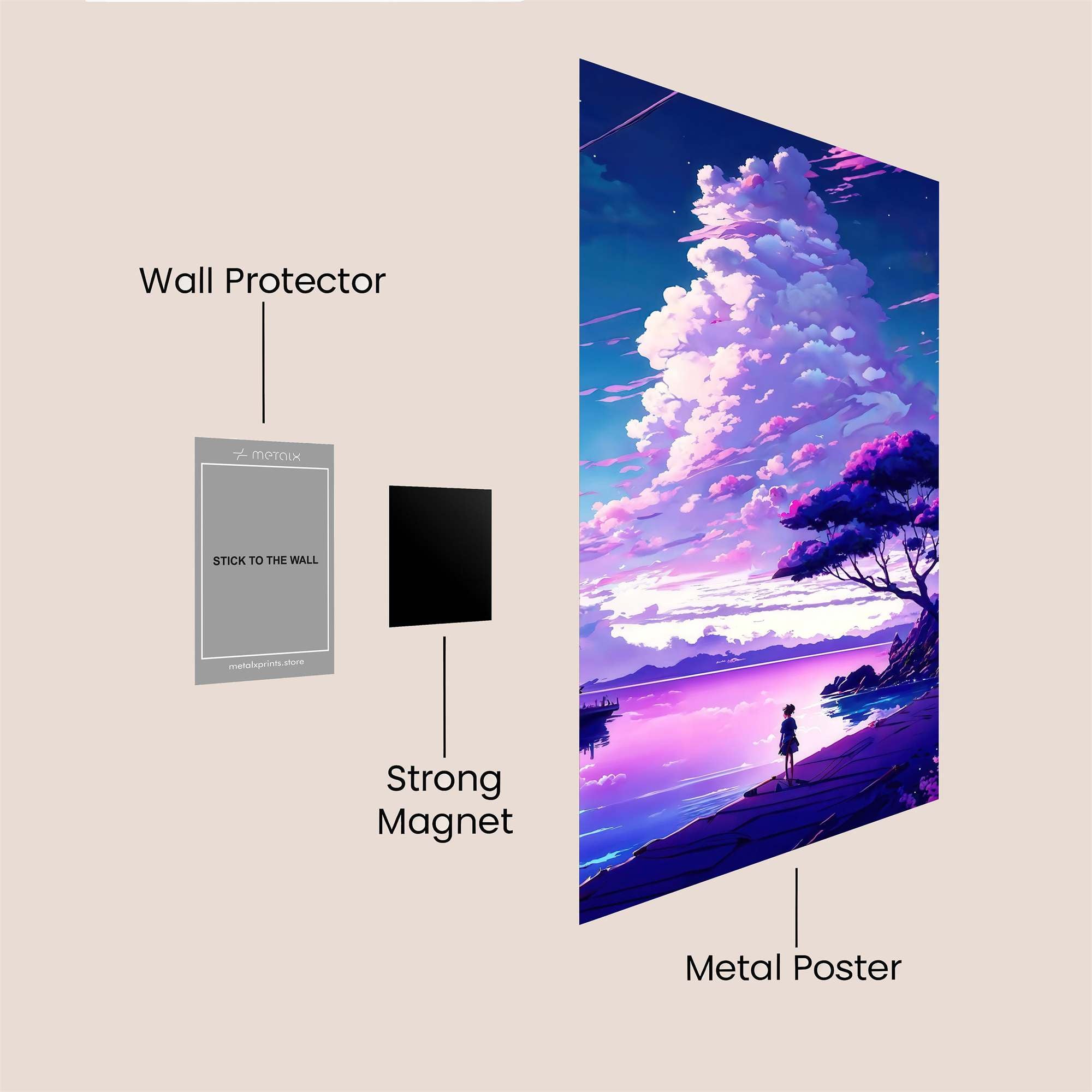 Sailor's Serenity Safe Wall Magnetic / M