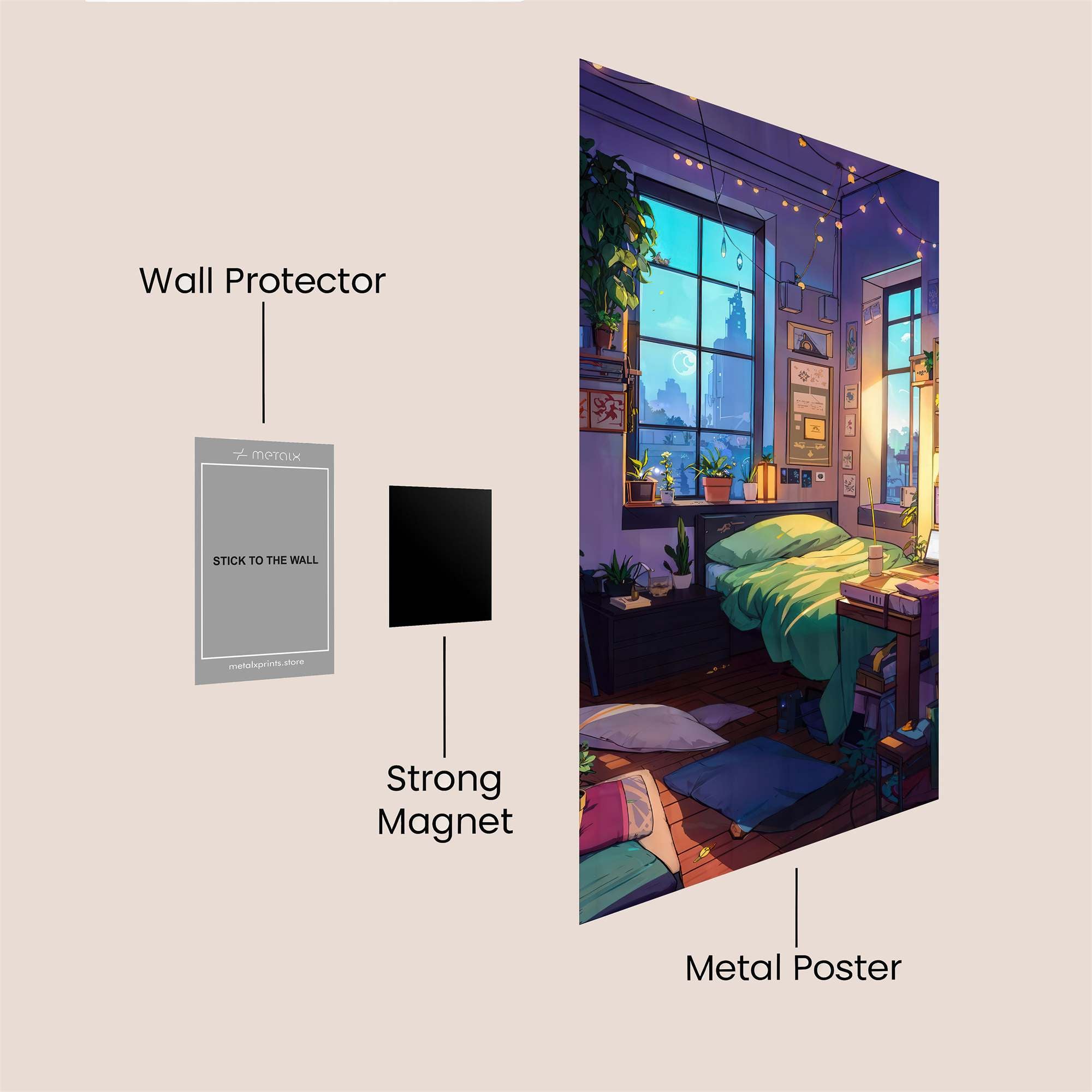 Sunlit Haven Safe Wall Magnetic / M