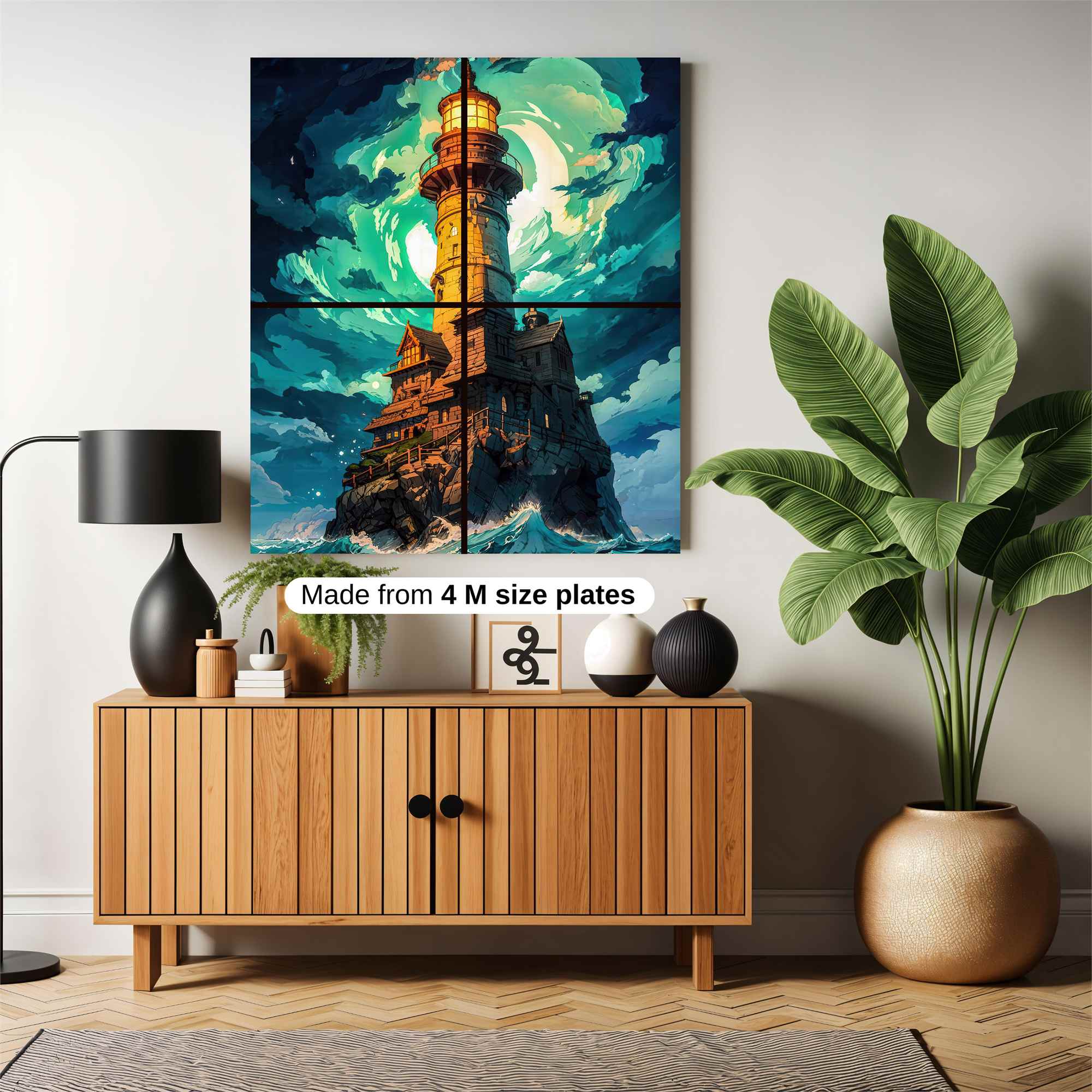 Lighthouse Whimsy Safe Wall Magnetic / M
