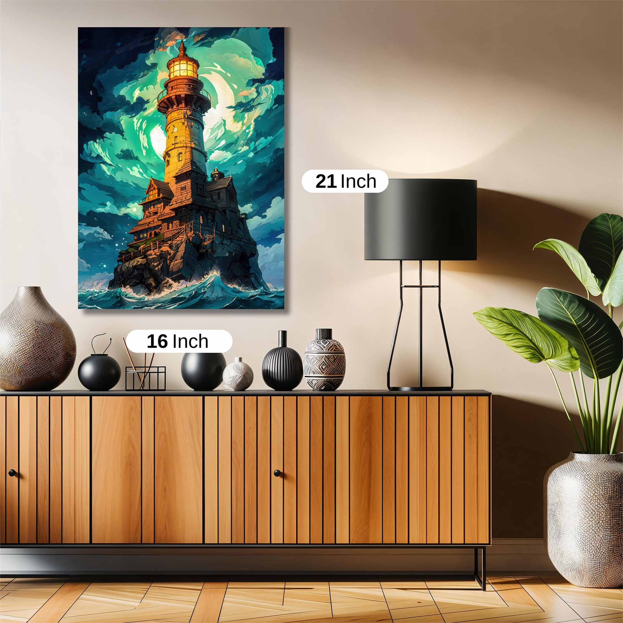 Lighthouse Whimsy Safe Wall Magnetic / M
