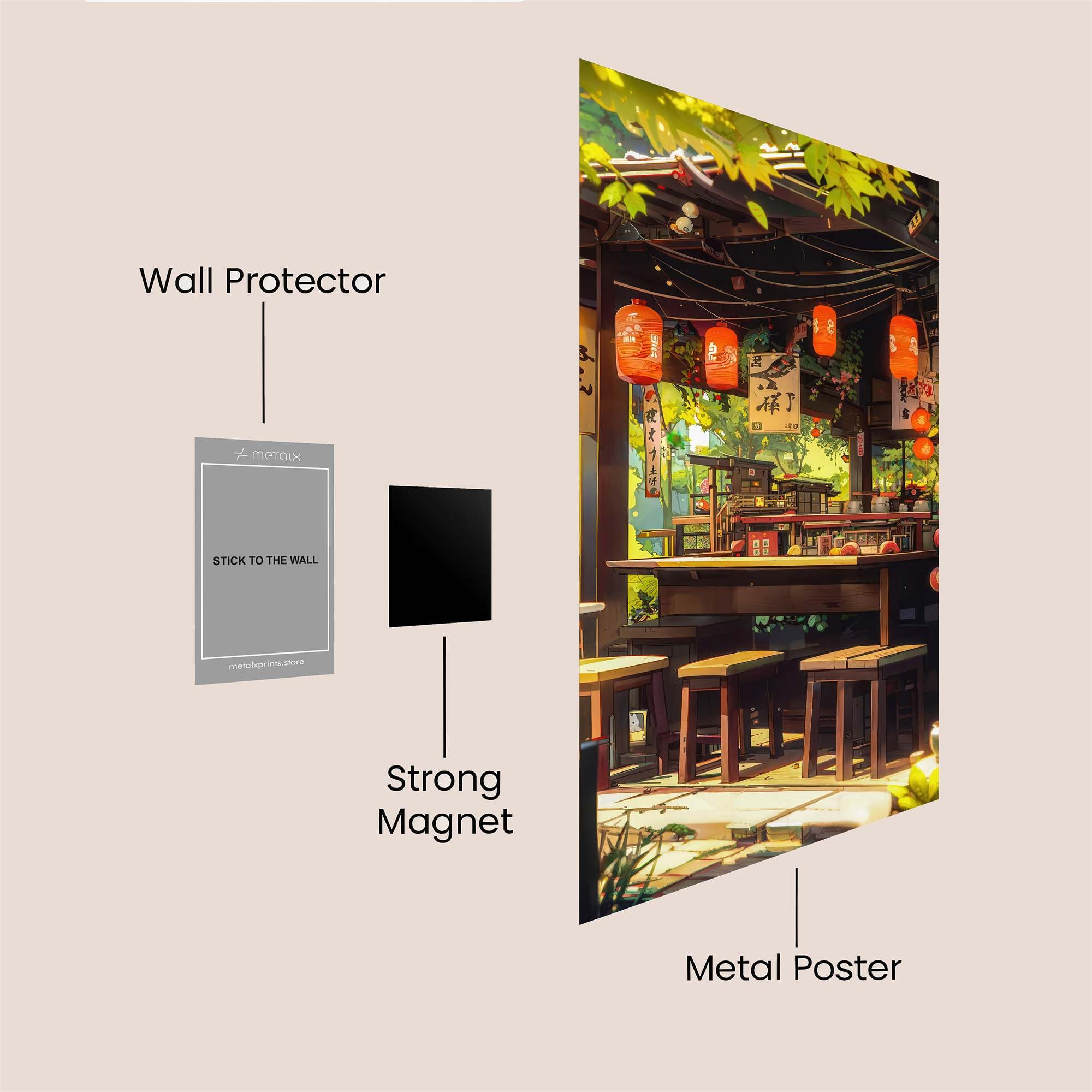 Lantern Serenity Safe Wall Magnetic / M