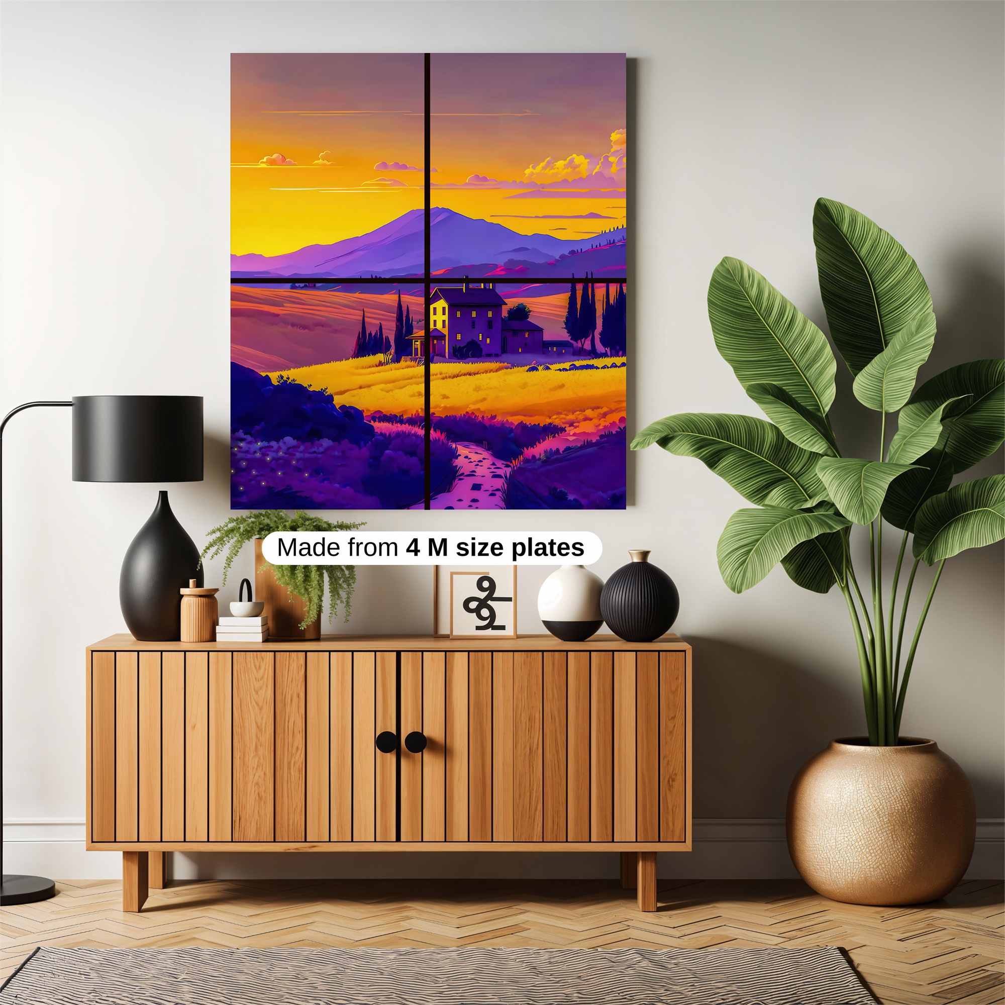 Tuscan Tranquility Safe Wall Magnetic / M