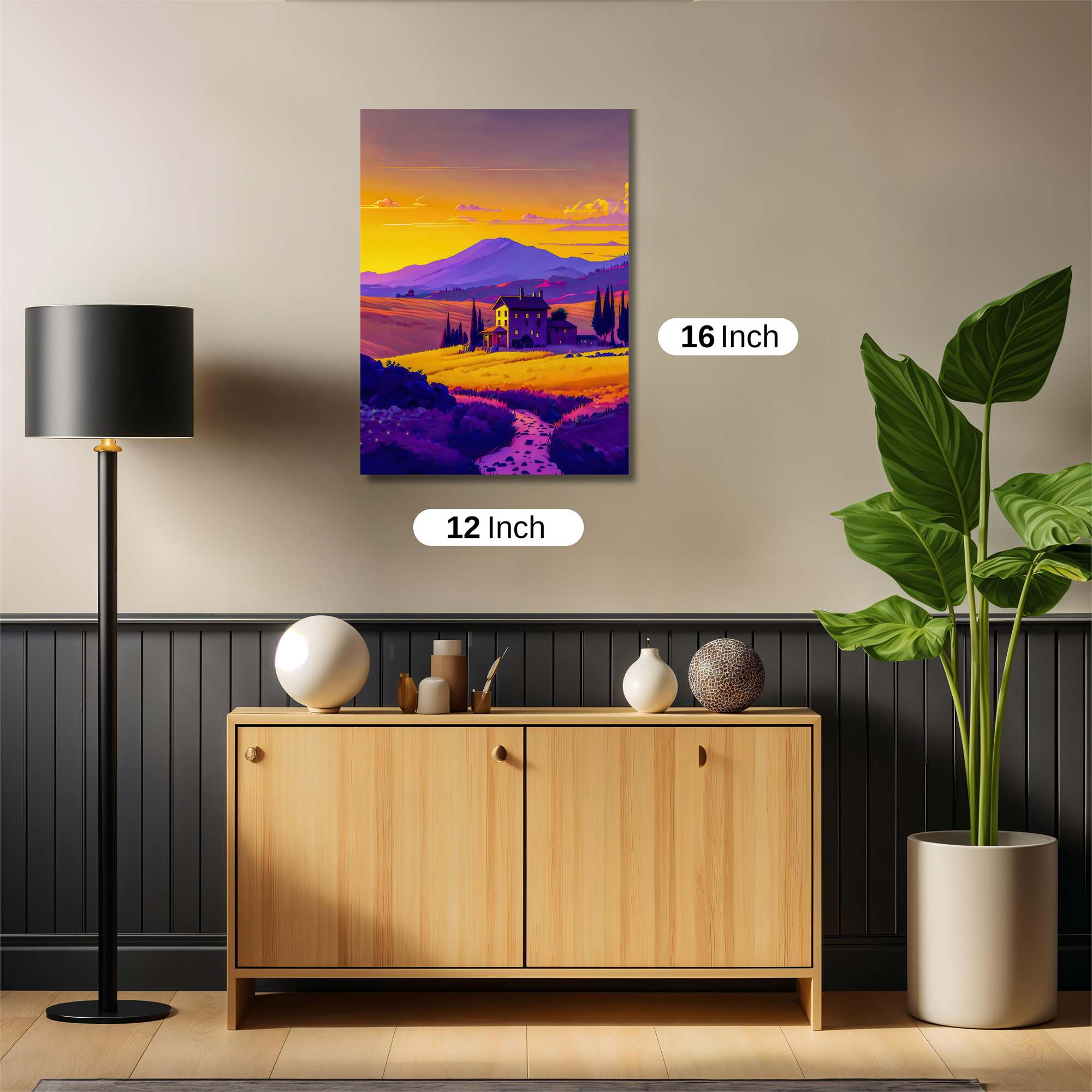 Tuscan Tranquility Safe Wall Magnetic / M