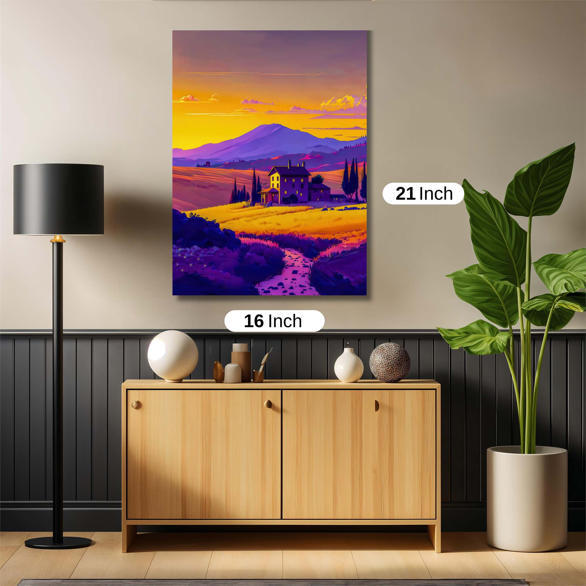 Tuscan Tranquility Safe Wall Magnetic / M