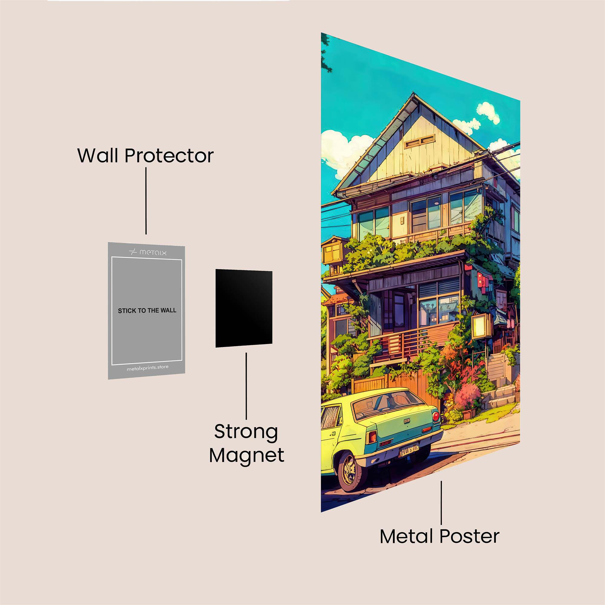 Cozy Haven Safe Wall Magnetic / M