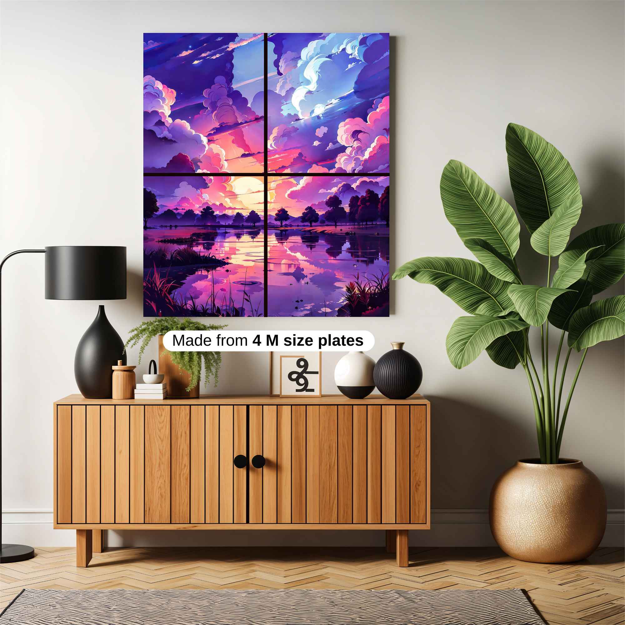 Sunset Serenity Safe Wall Magnetic / M