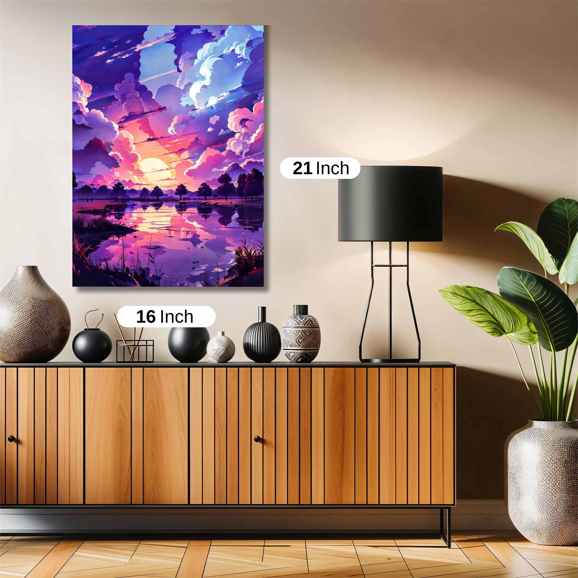 Sunset Serenity Safe Wall Magnetic / M