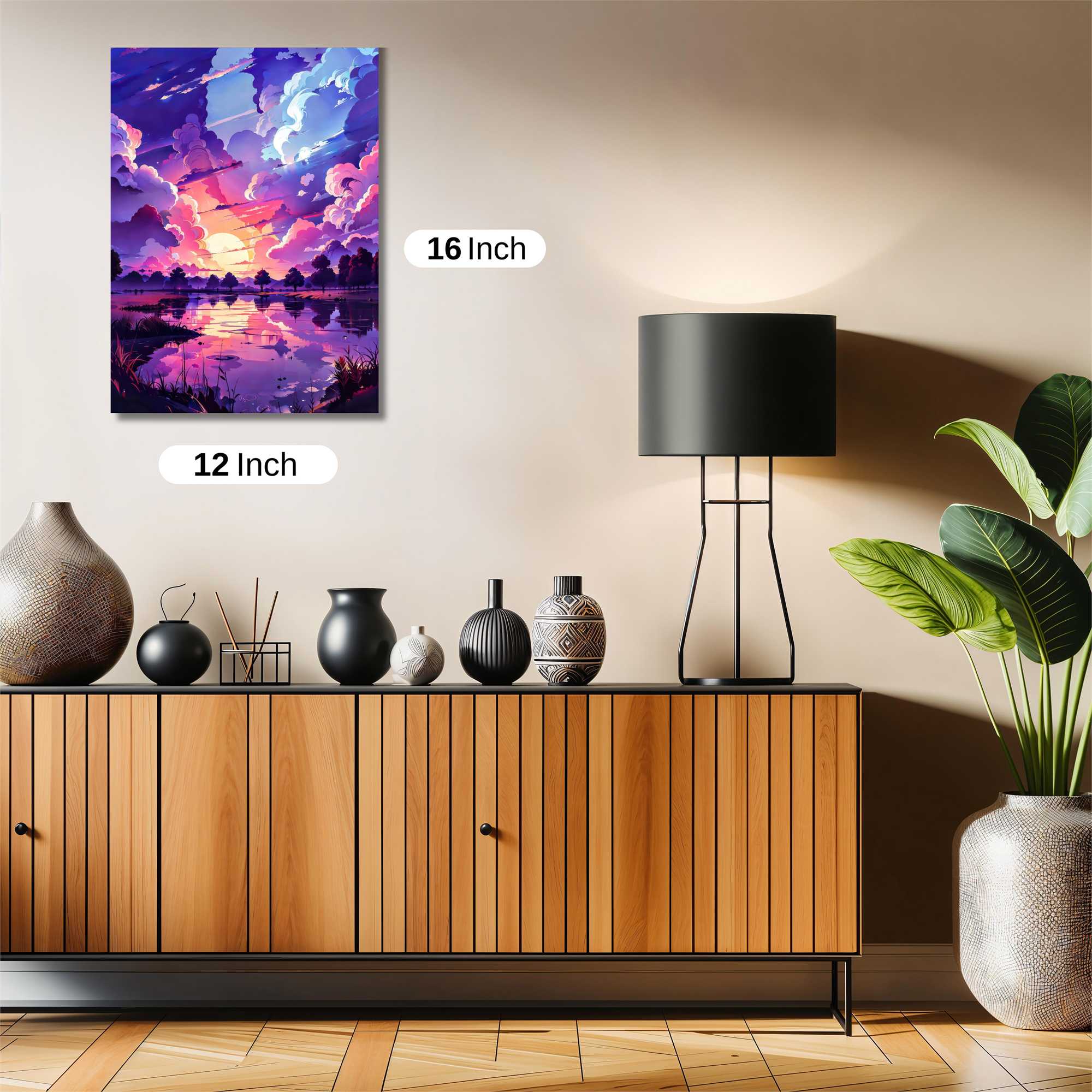 Sunset Serenity Safe Wall Magnetic / M