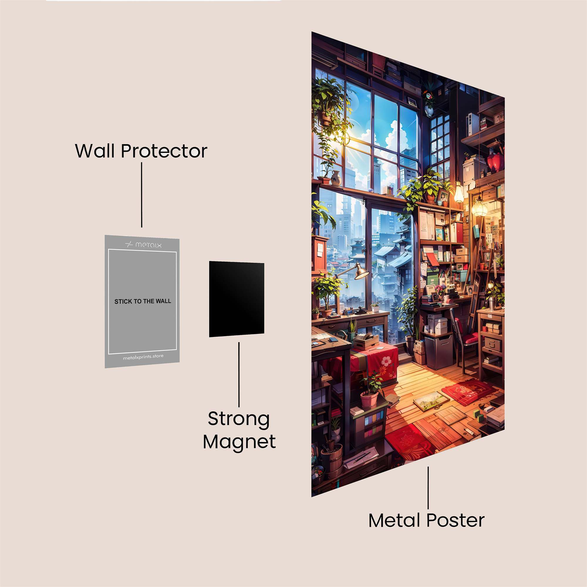 Cozy Haven Safe Wall Magnetic / M