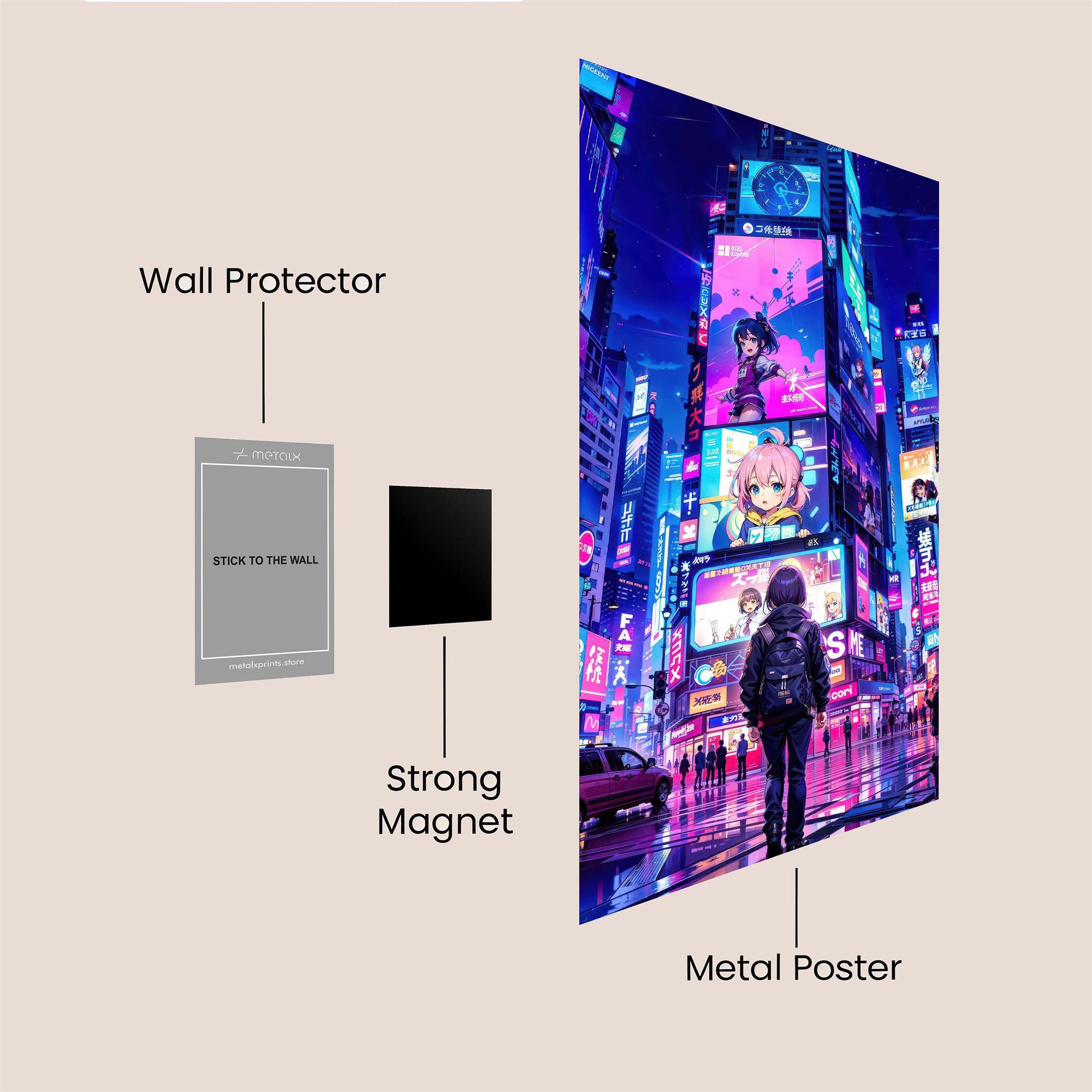 Neon Odyssey Safe Wall Magnetic / M